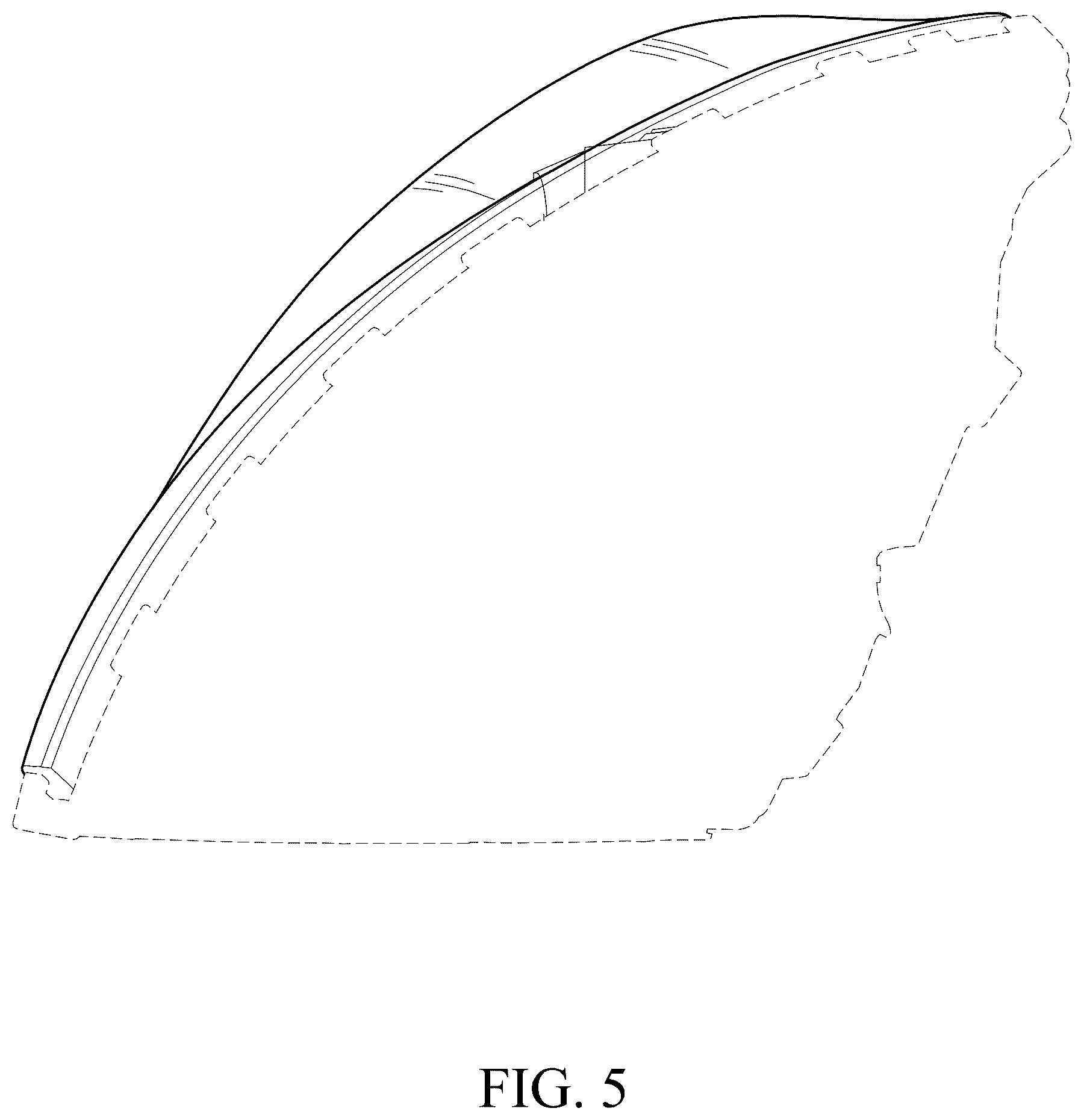 Patent USD1077299 Figure 5 – Vehicle light