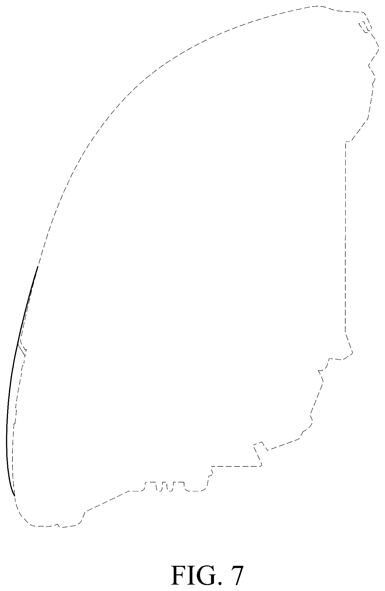 Patent USD1077299 Figure 7 – Vehicle light