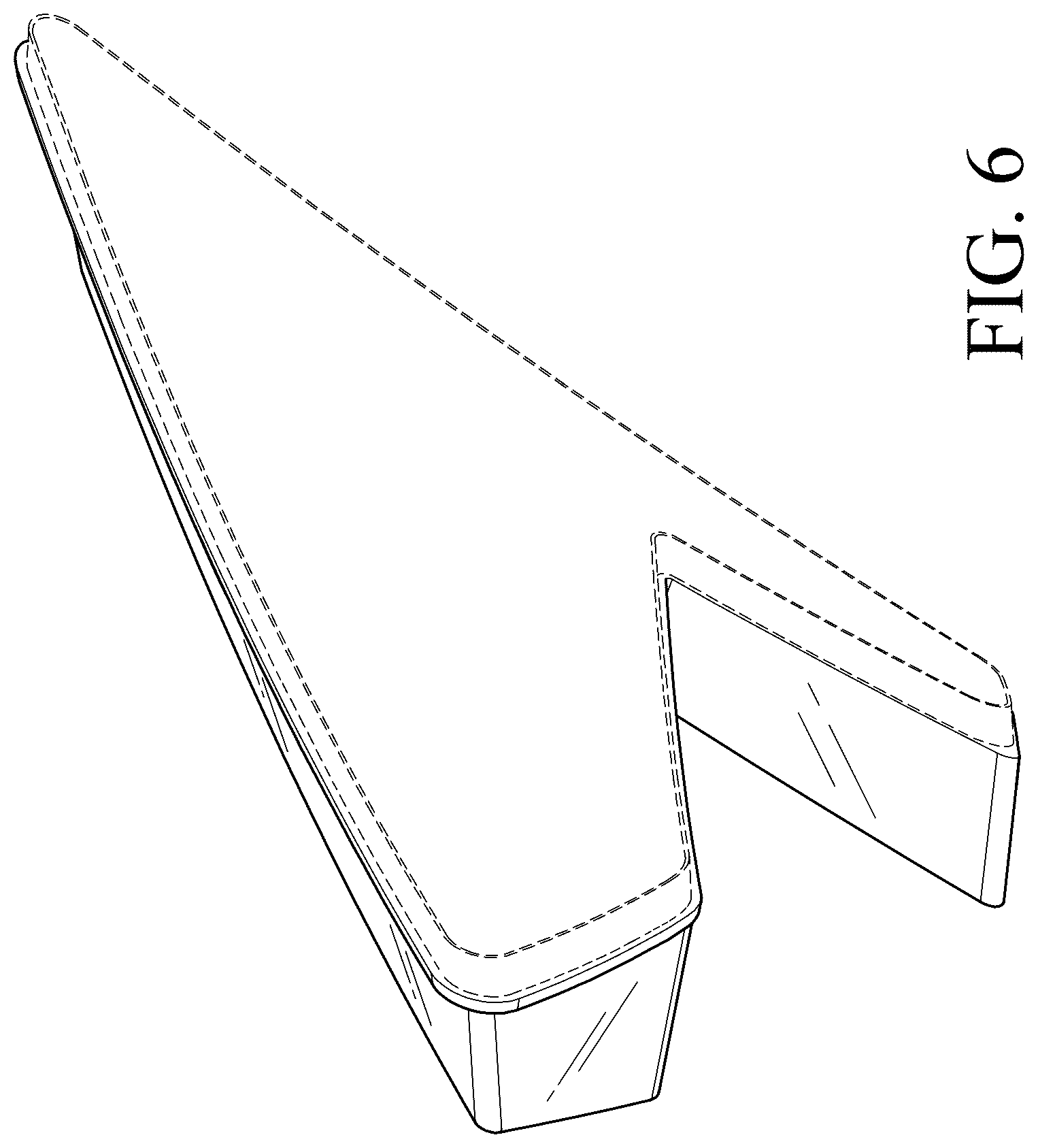 Patent USD1077300 Figure 6 – Vehicle lamp