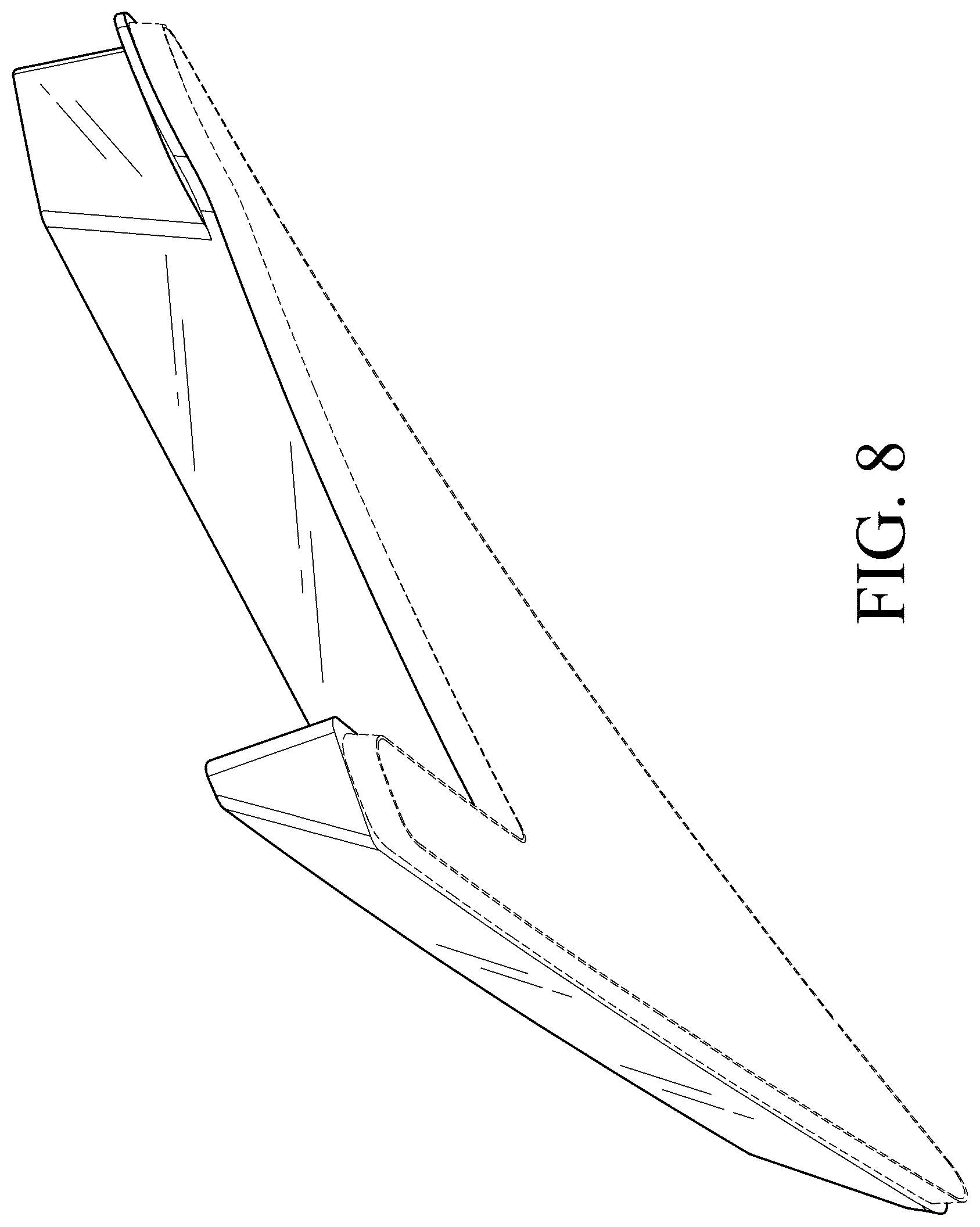 Patent USD1077300 Figure 8 – Vehicle lamp