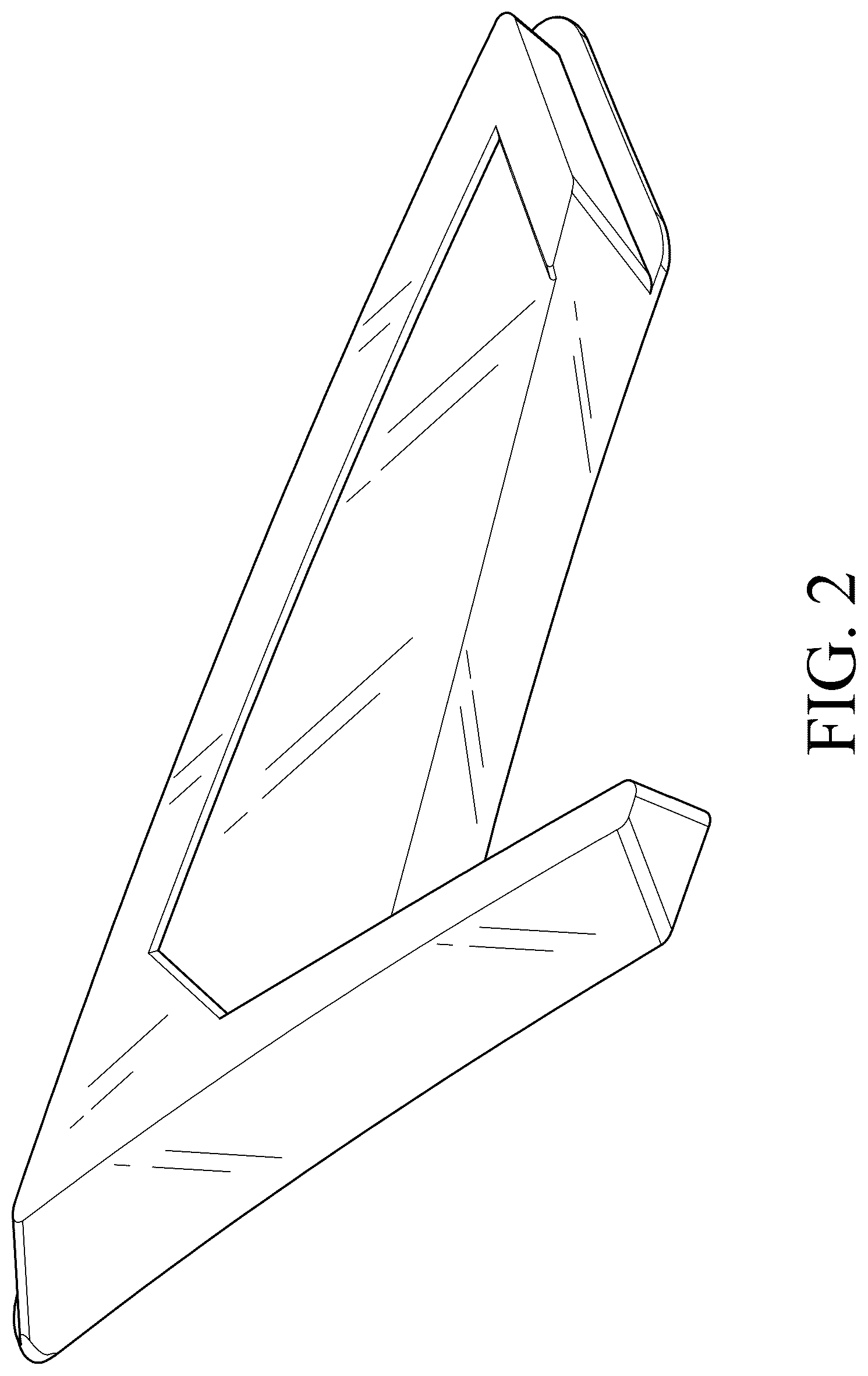 Patent USD1077301 Figure 2 – Vehicle lamp