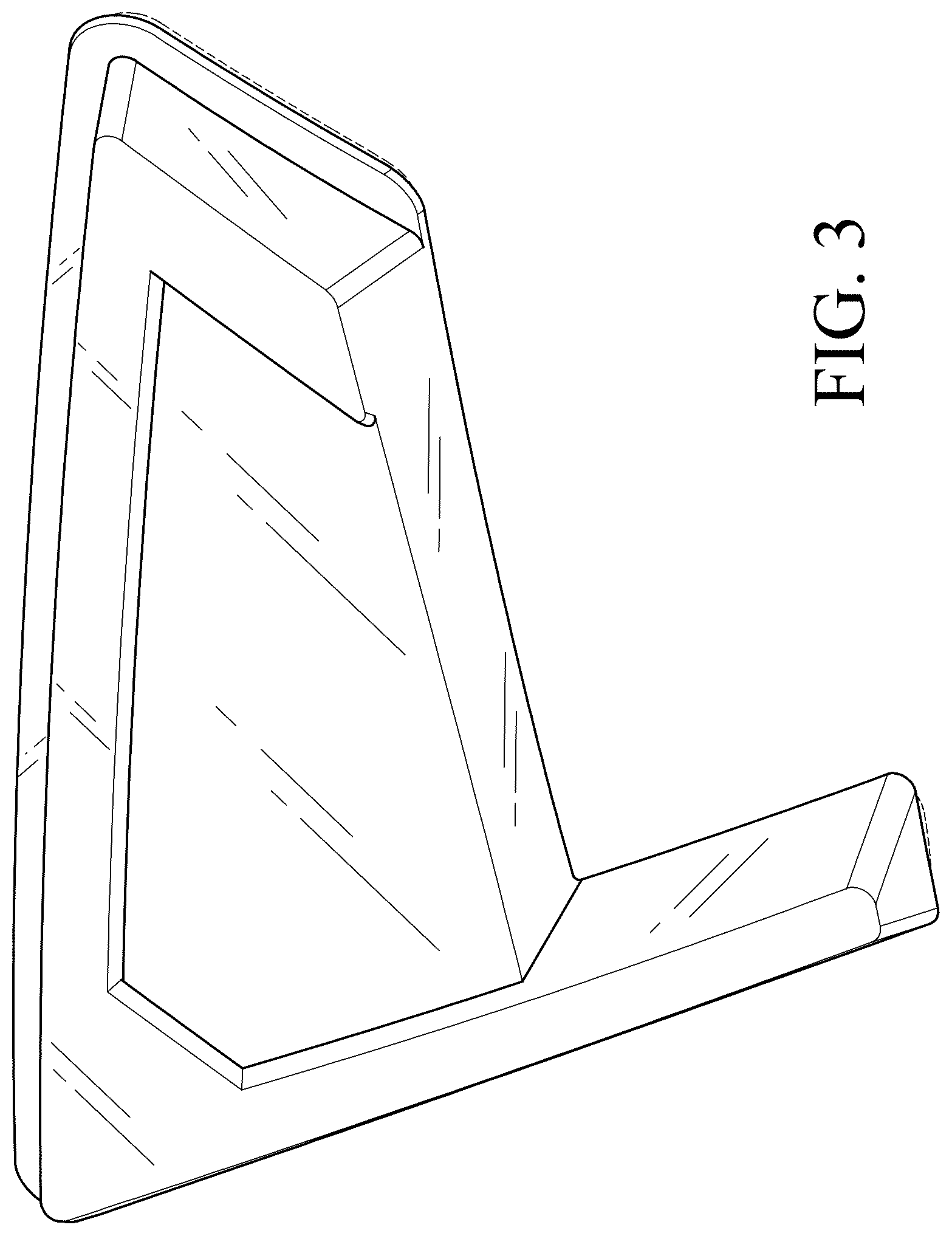 Patent USD1077301 Figure 3 – Vehicle lamp