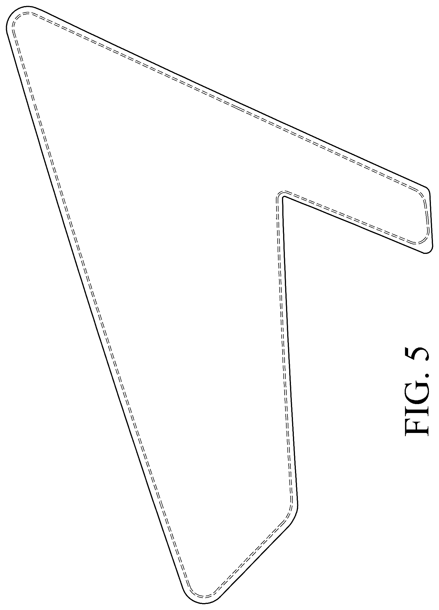Patent USD1077301 Figure 5 – Vehicle lamp