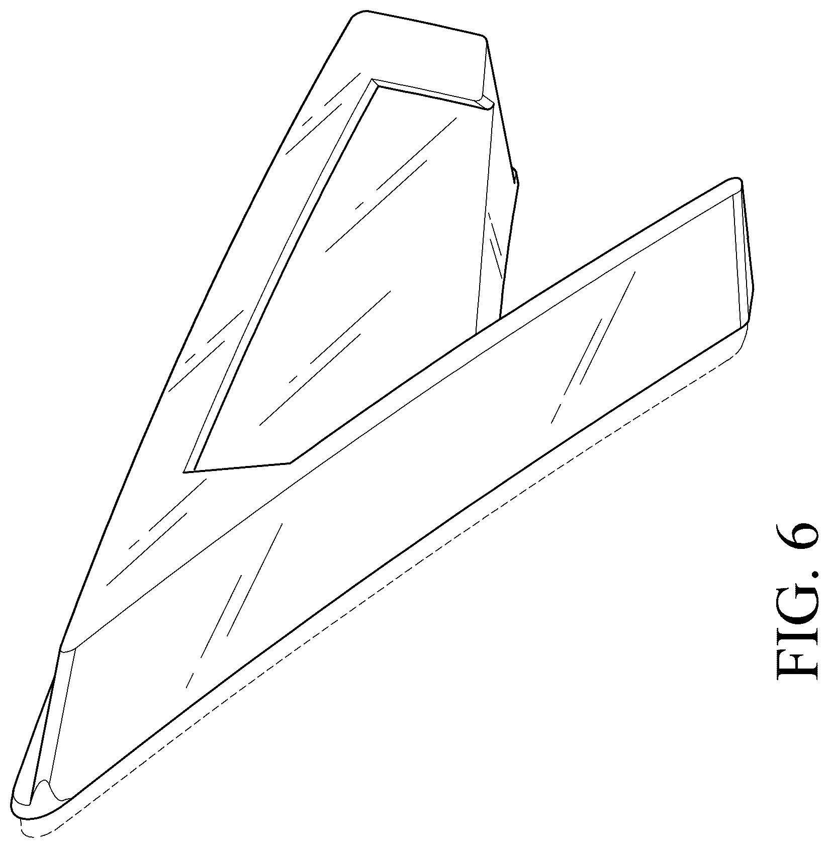 Patent USD1077301 Figure 6 – Vehicle lamp