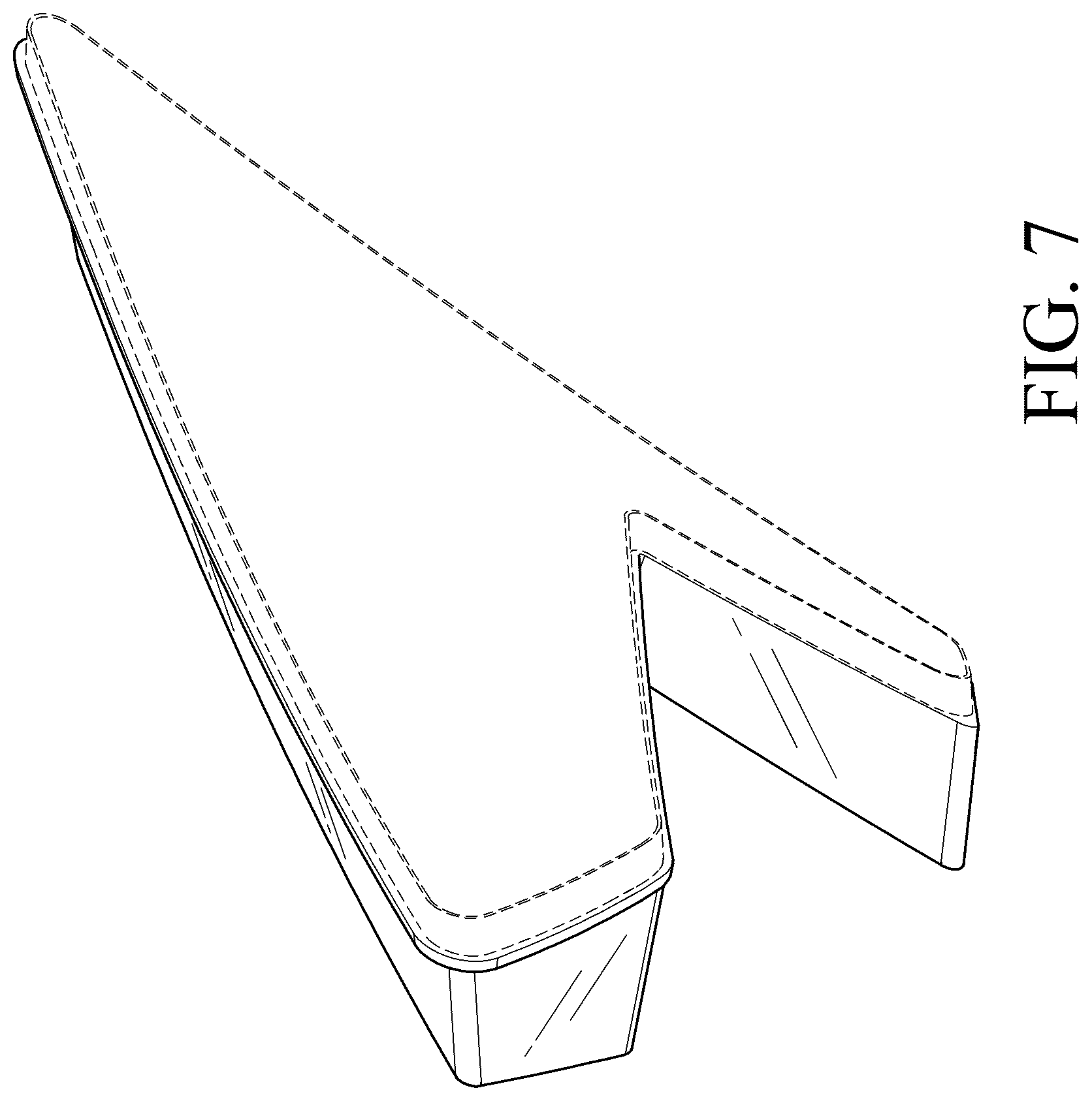 Patent USD1077301 Figure 7 – Vehicle lamp