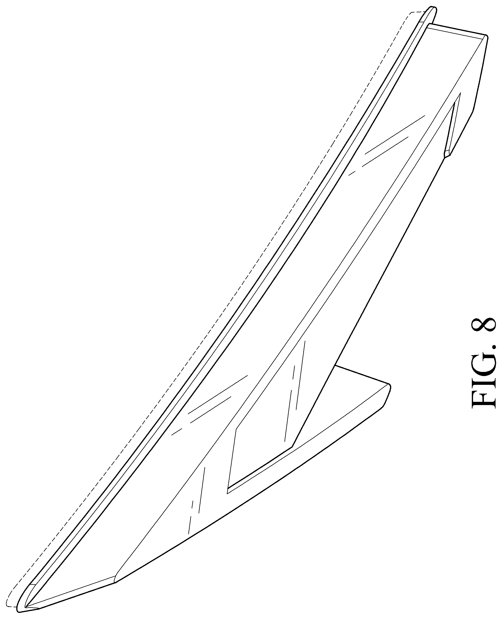Patent USD1077301 Figure 8 – Vehicle lamp