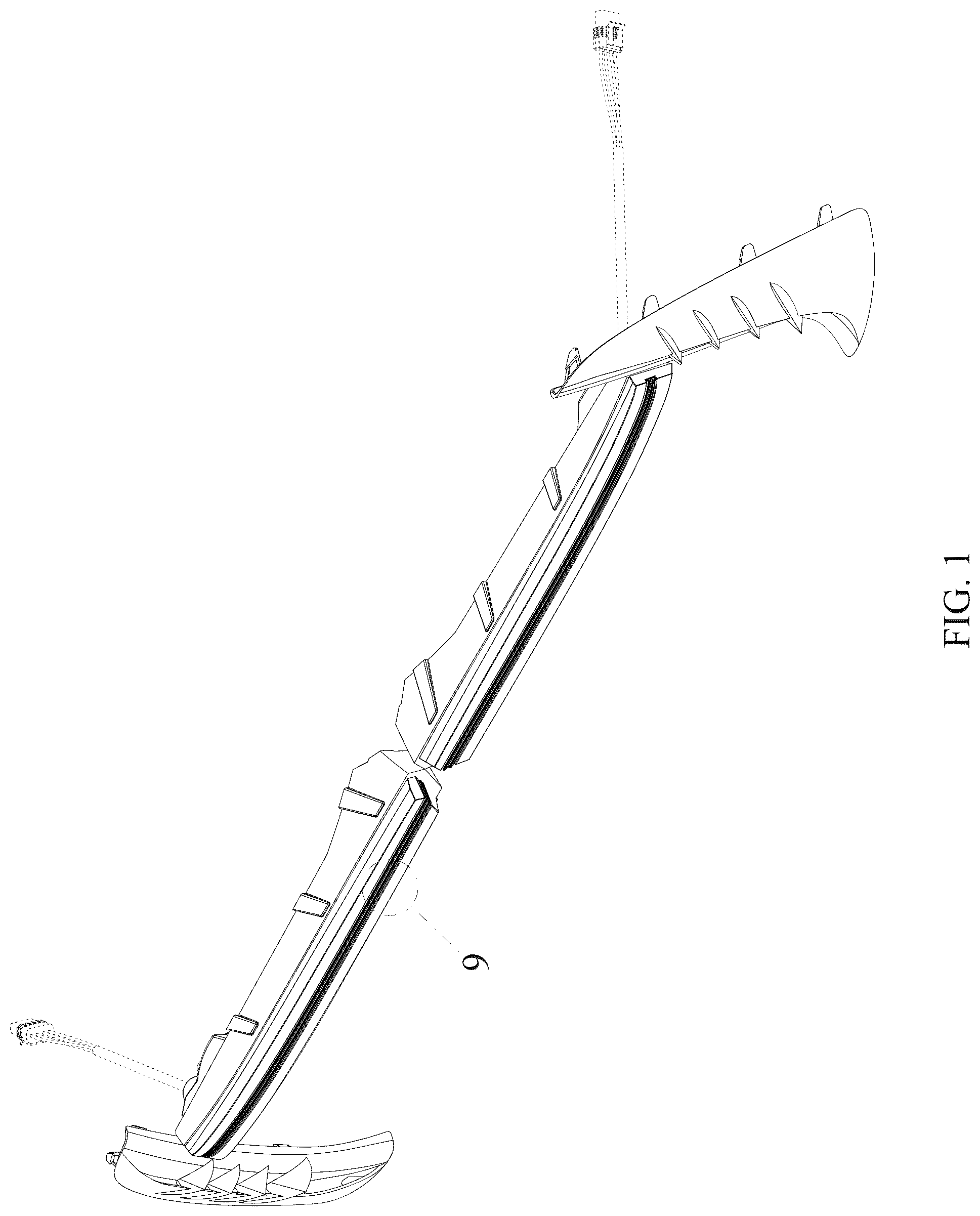 Patent USD1077302 — LED turn signal light — Figure 1