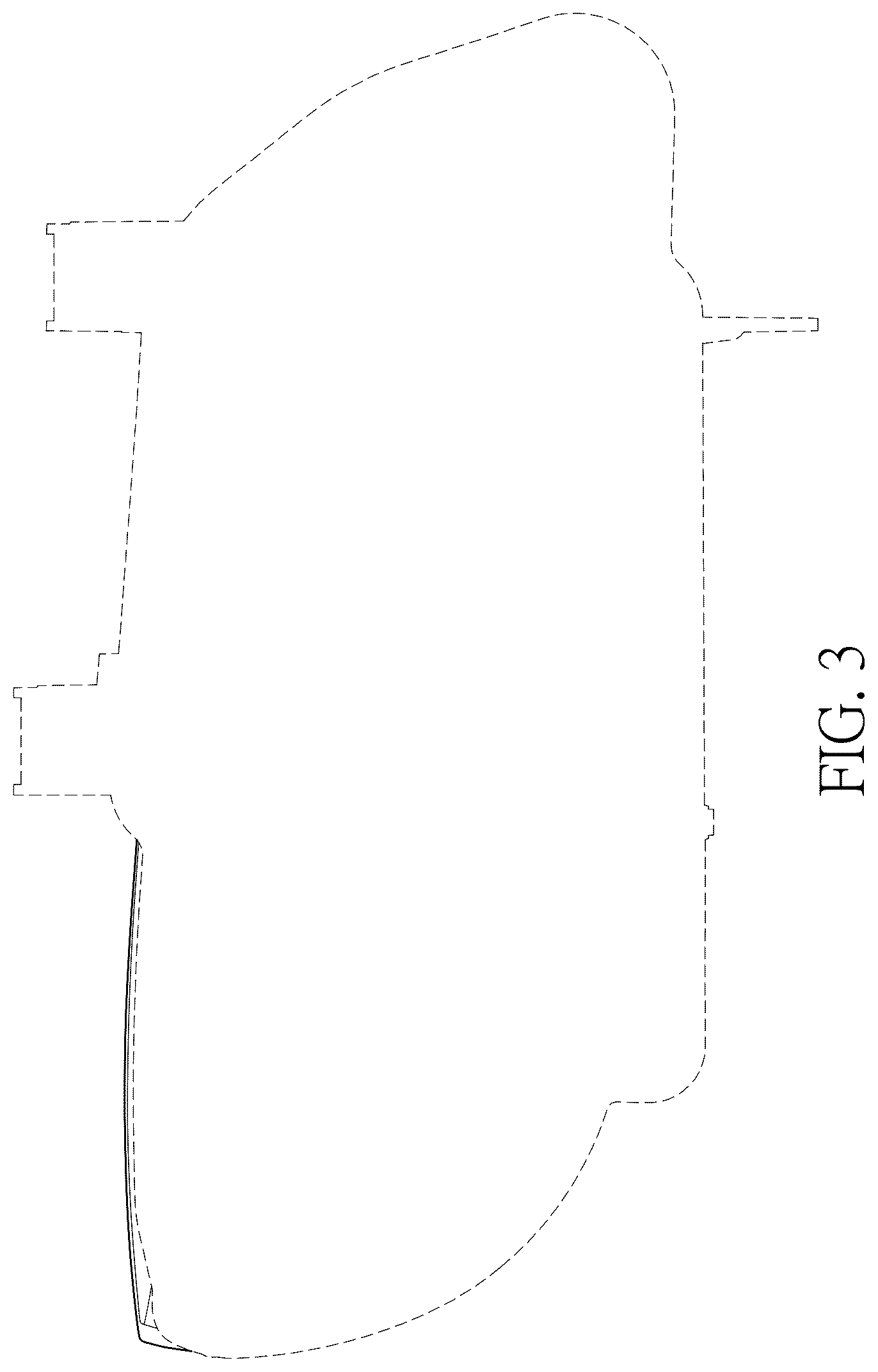 Patent USD1077303 Figure 3 – Vehicle light