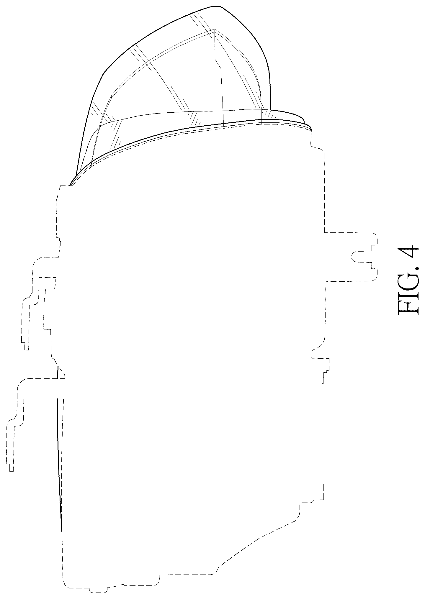 Patent USD1077303 Figure 4 – Vehicle light
