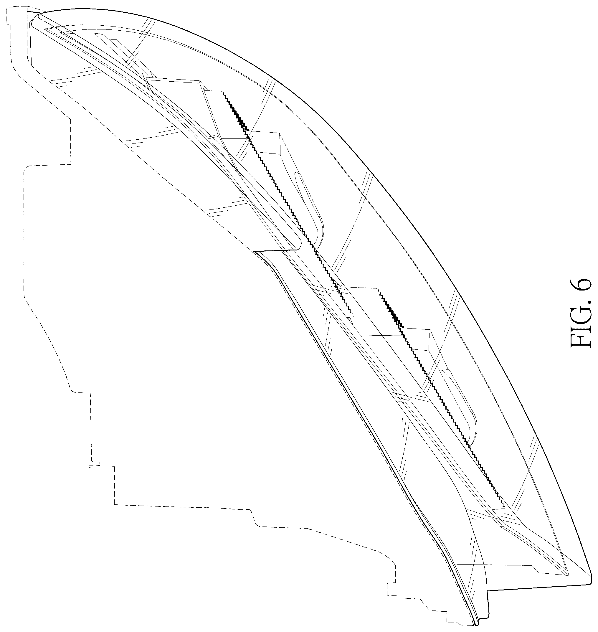 Patent USD1077303 Figure 6 – Vehicle light