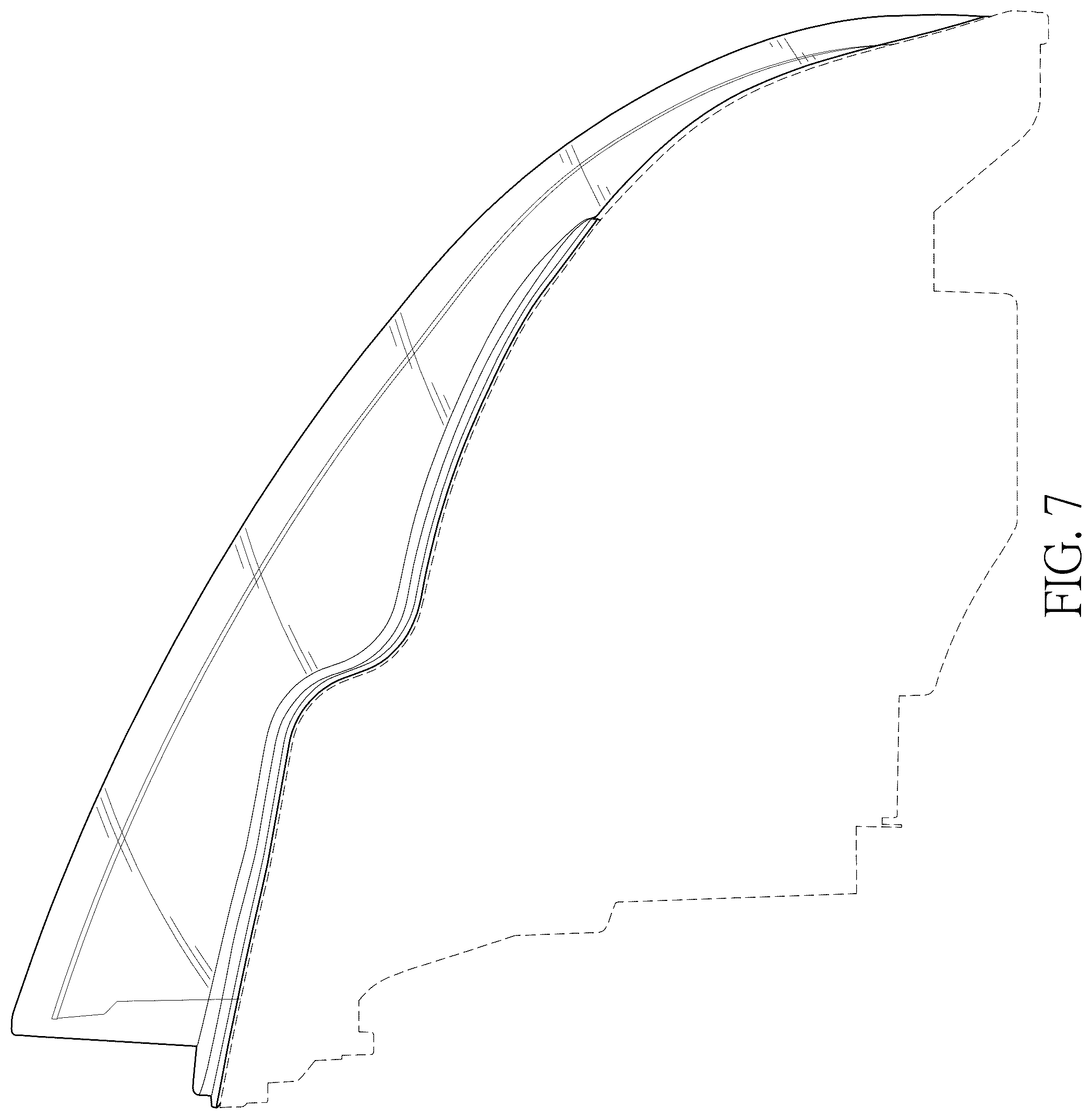 Patent USD1077303 Figure 7 – Vehicle light