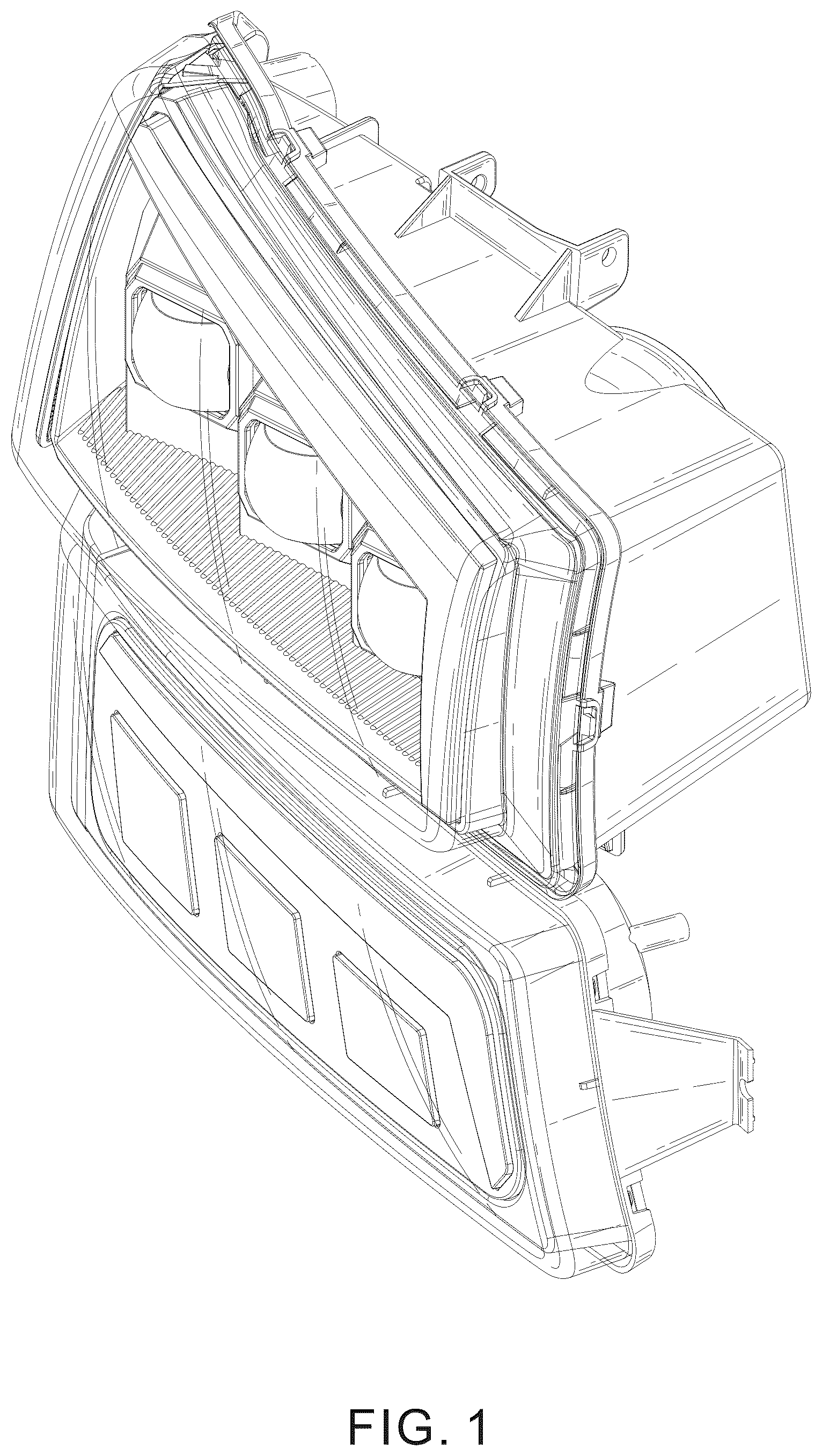 Patent USD1077305 Figure 1 – Car headlight