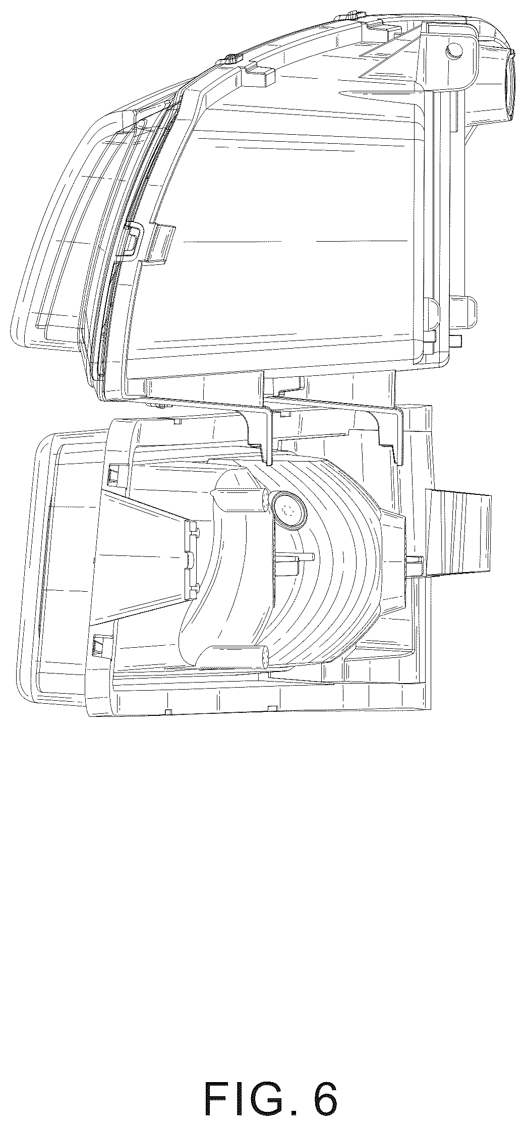 Patent USD1077305 Figure 6 – Car headlight