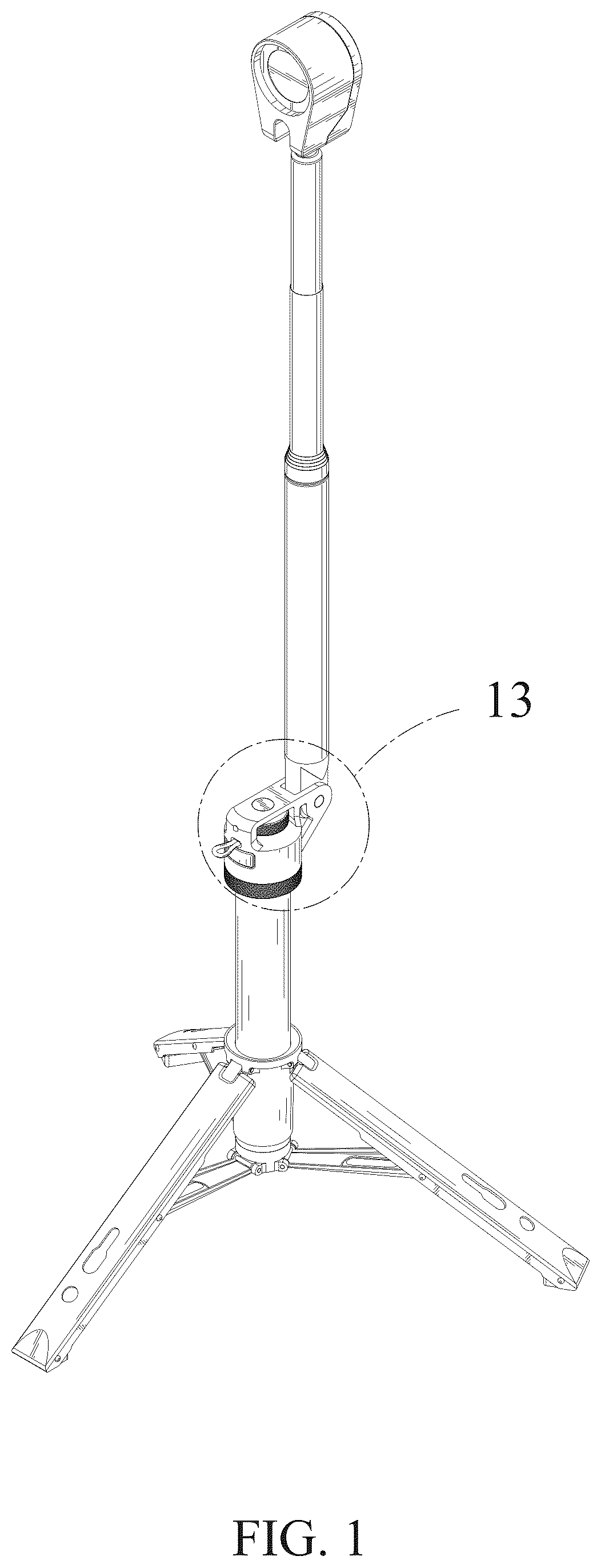 Patent USD1077307 Figure 1 – Outdoor lighting fixture