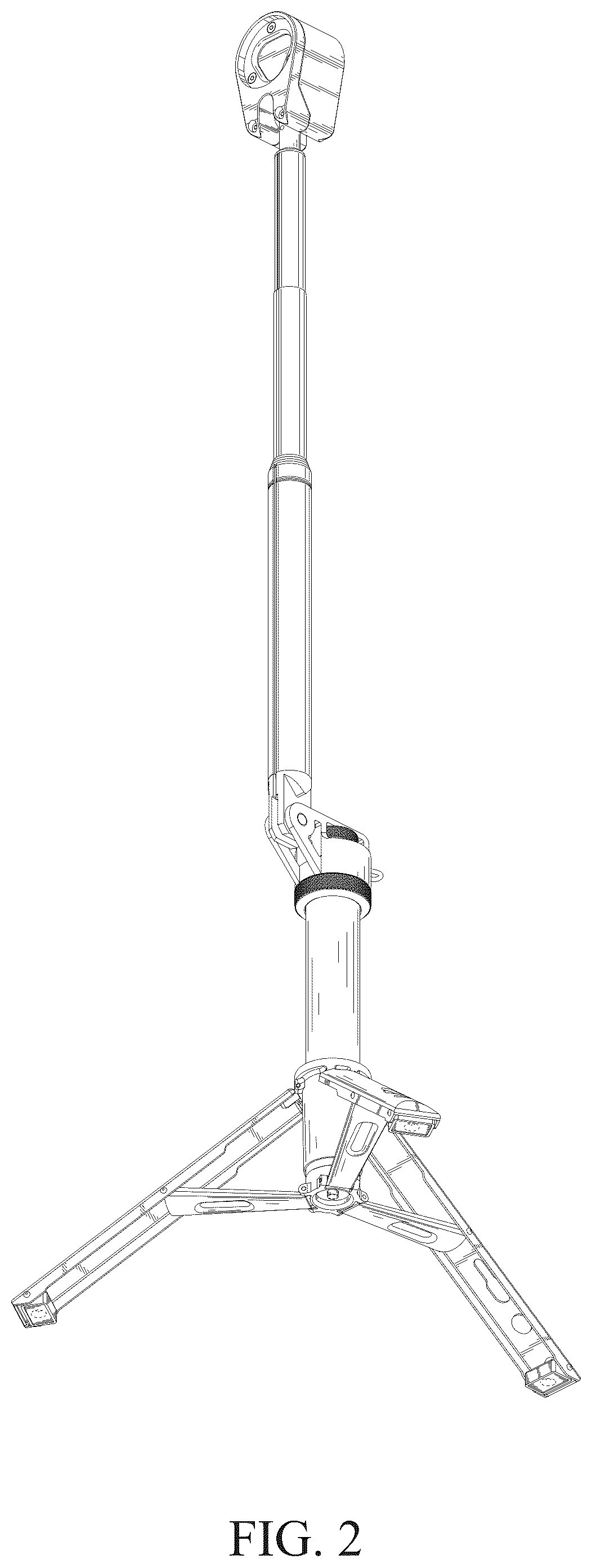 Patent USD1077307 Figure 2 – Outdoor lighting fixture