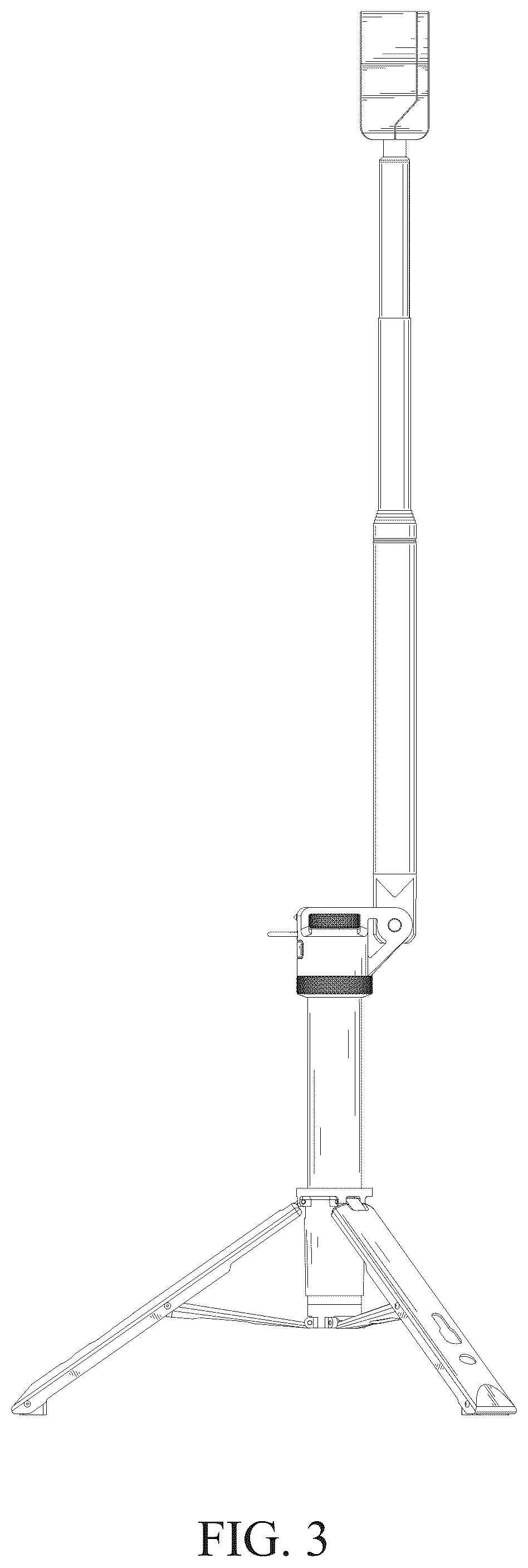 Patent USD1077307 Figure 3 – Outdoor lighting fixture
