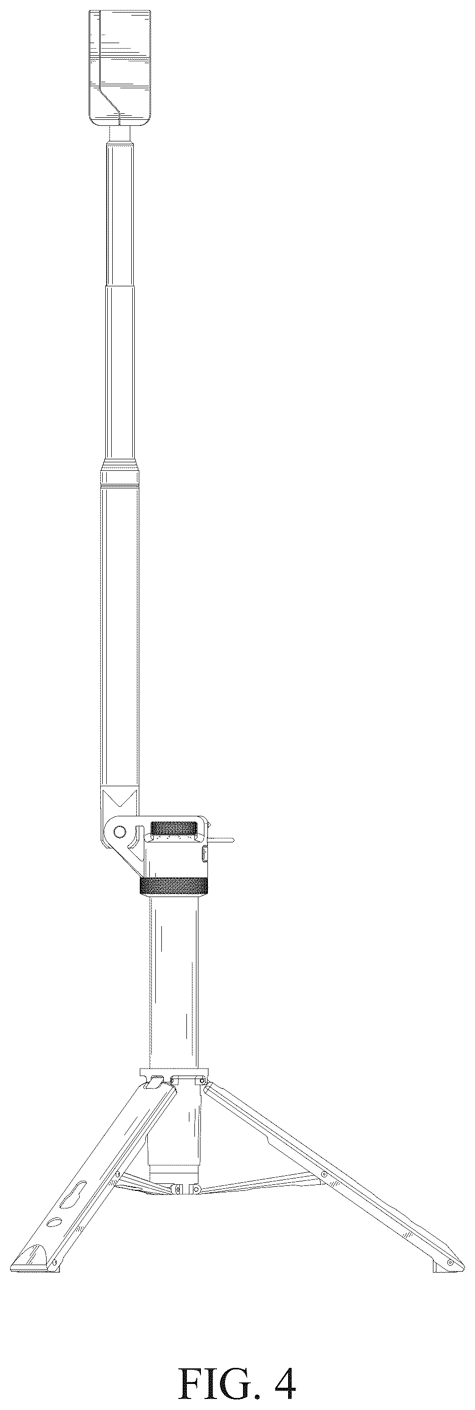 Patent USD1077307 Figure 4 – Outdoor lighting fixture