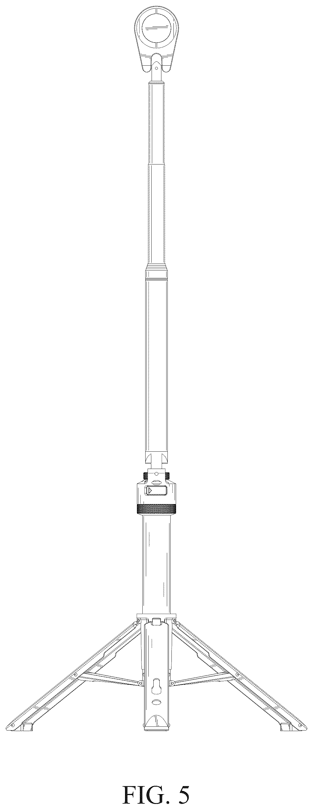 Patent USD1077307 Figure 5 – Outdoor lighting fixture