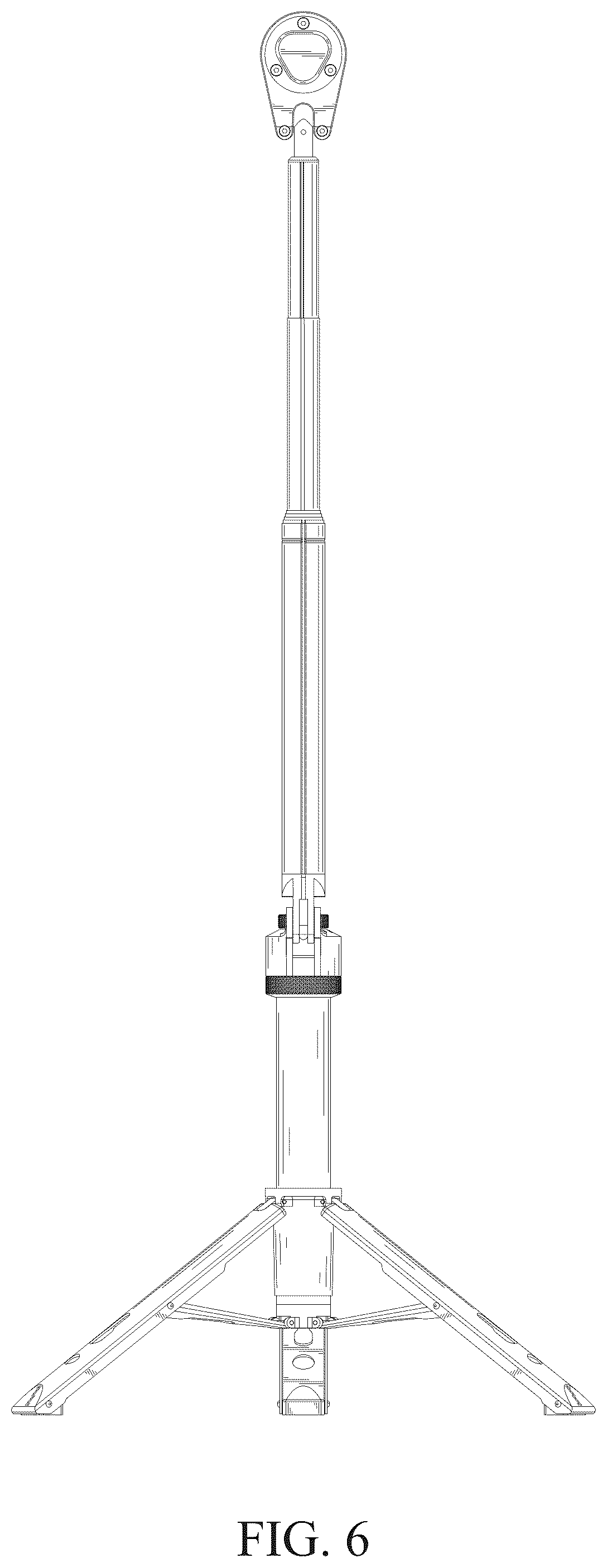 Patent USD1077307 Figure 6 – Outdoor lighting fixture