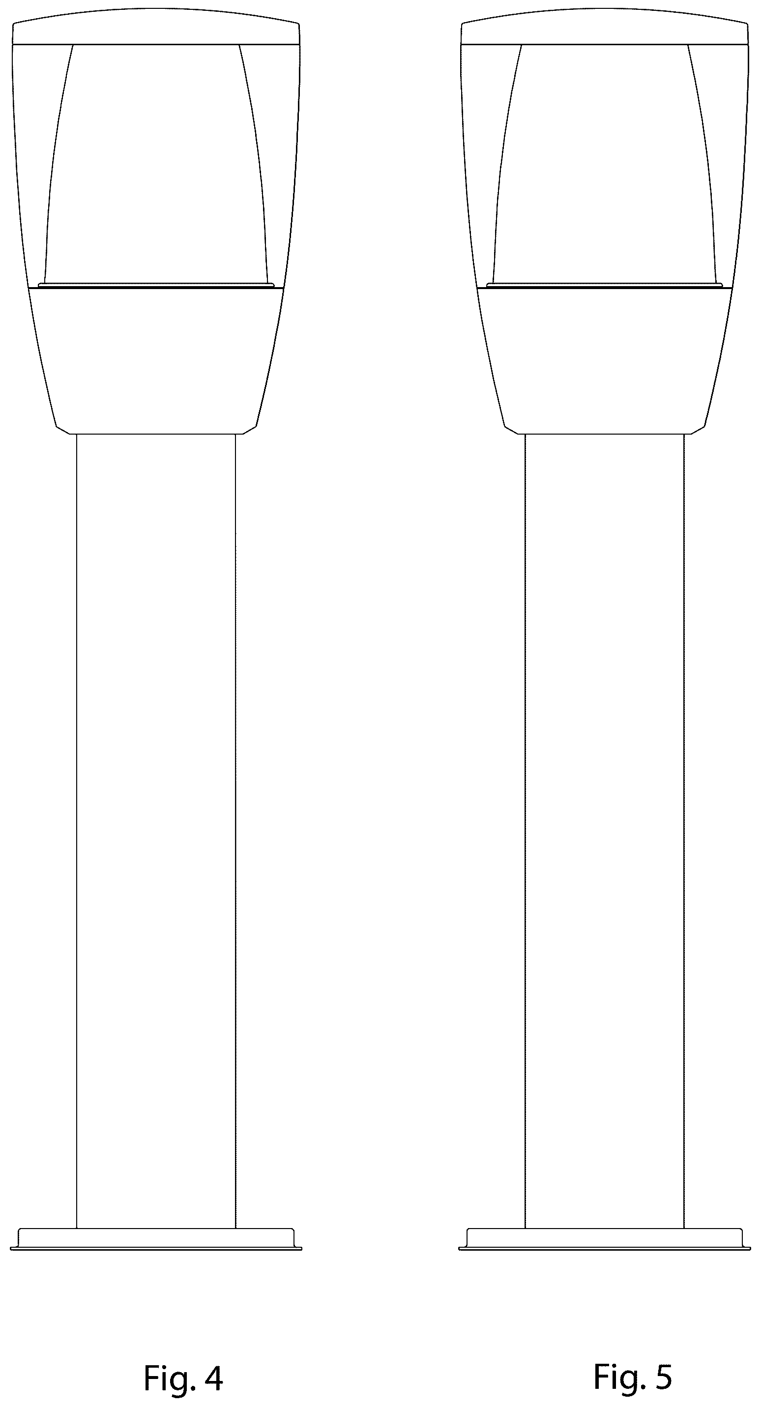 Patent USD1077308 Figure 3 – Lighting fixture