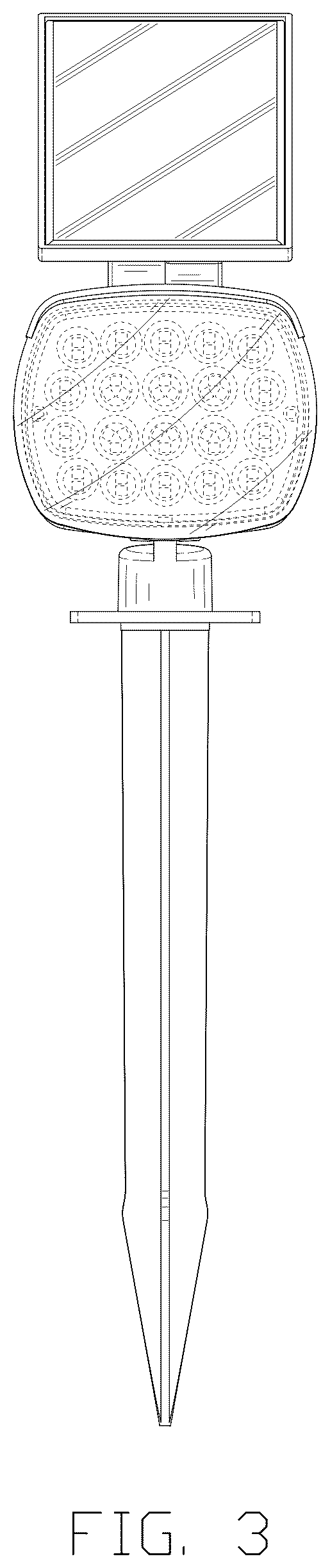 Patent USD1077309 Figure 3 – LED lamp