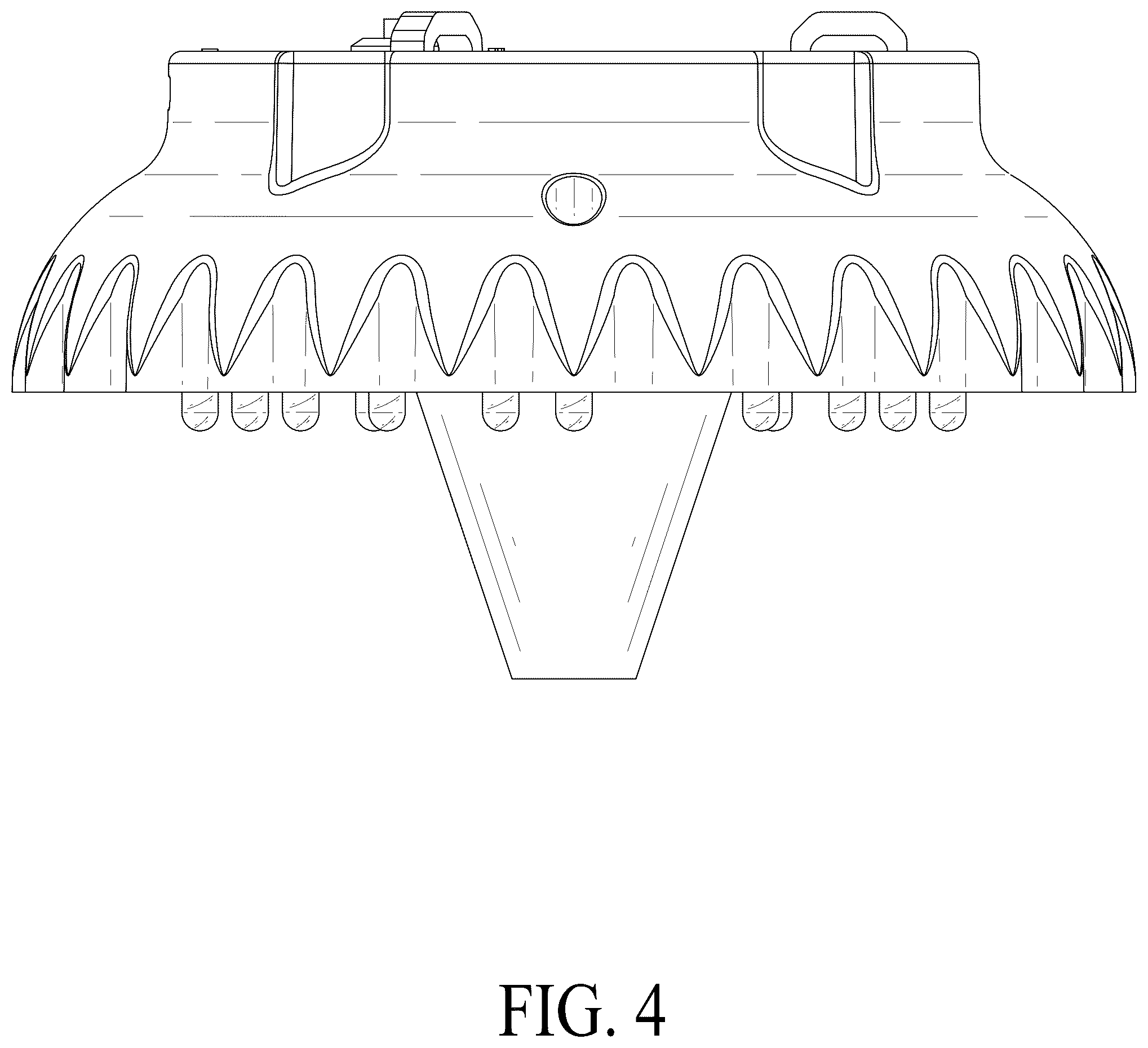 Patent USD1077313 Figure 4 – Disco ball rotating motor with light