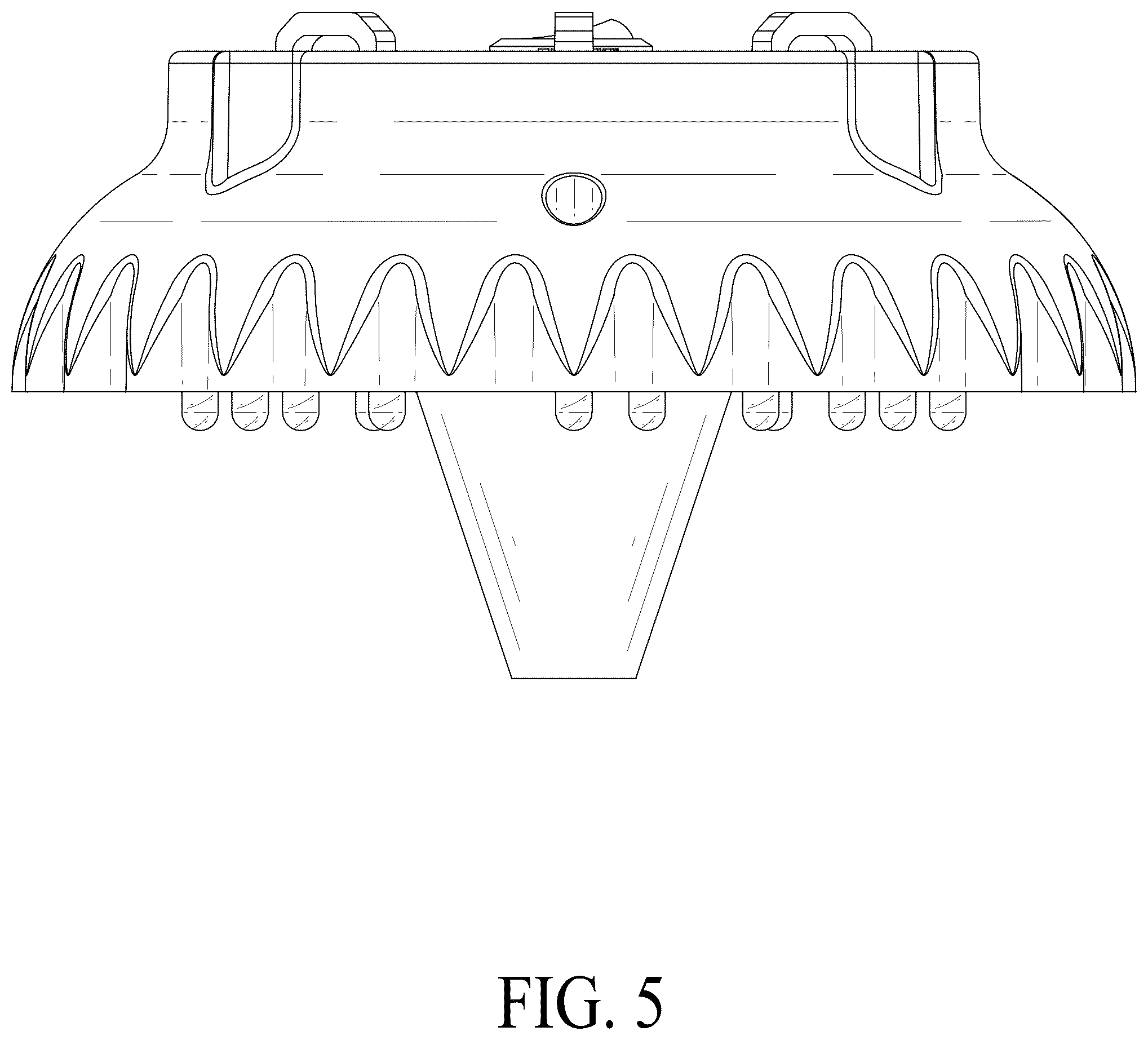 Patent USD1077313 Figure 5 – Disco ball rotating motor with light