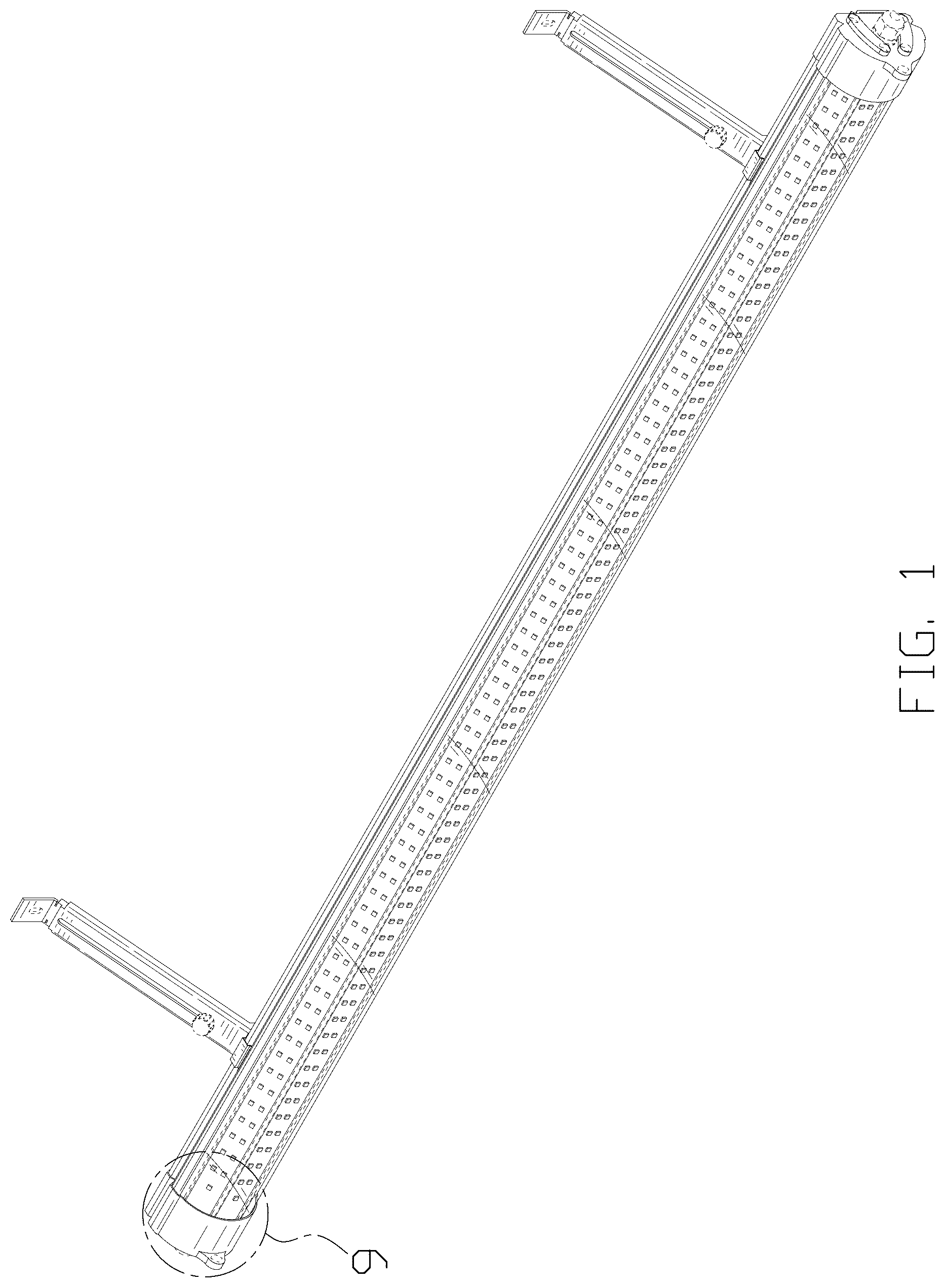 Patent USD1077314 Figure 1 – Tube lamp
