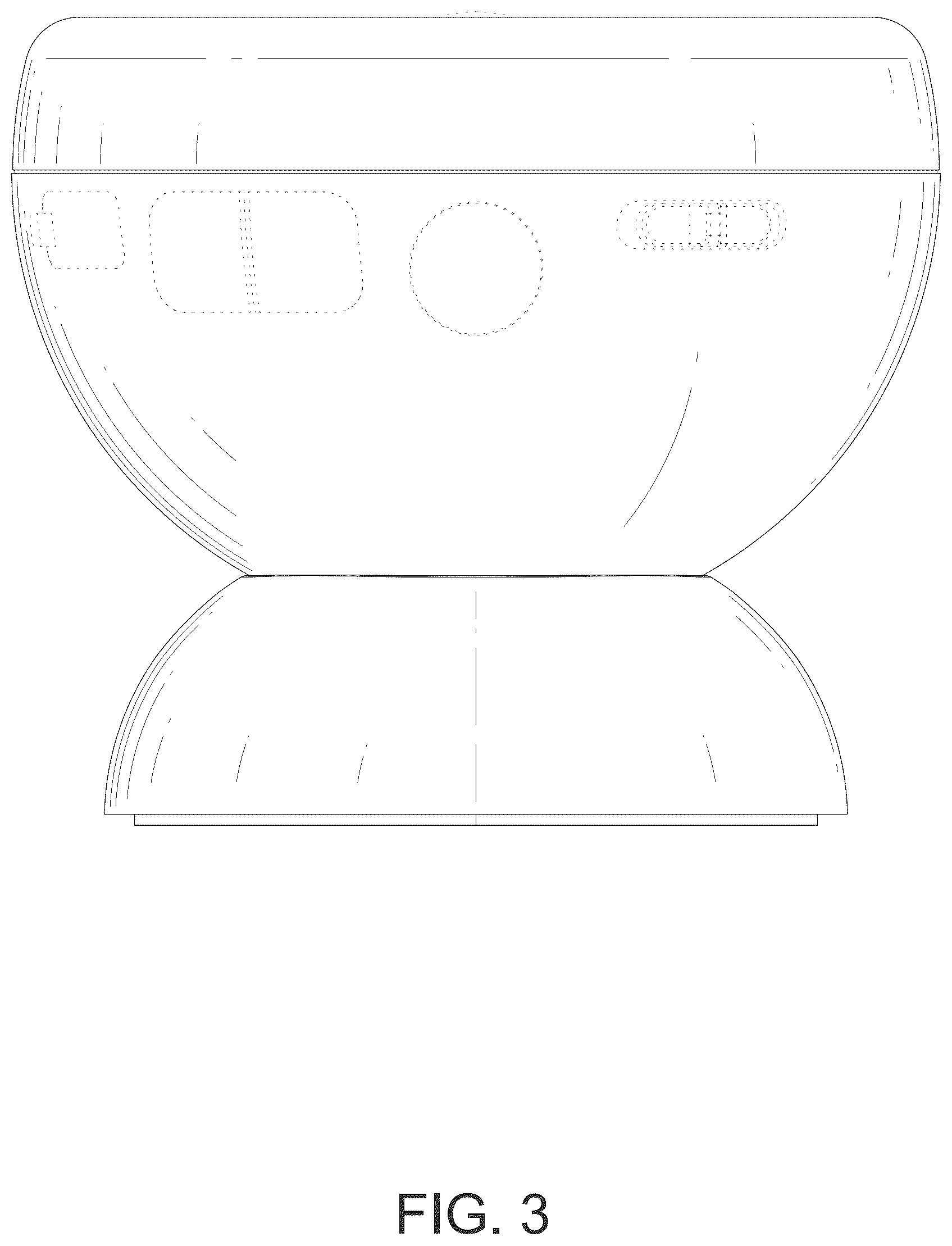 Patent USD1077315 Figure 3 – Ball-shaped sensor light
