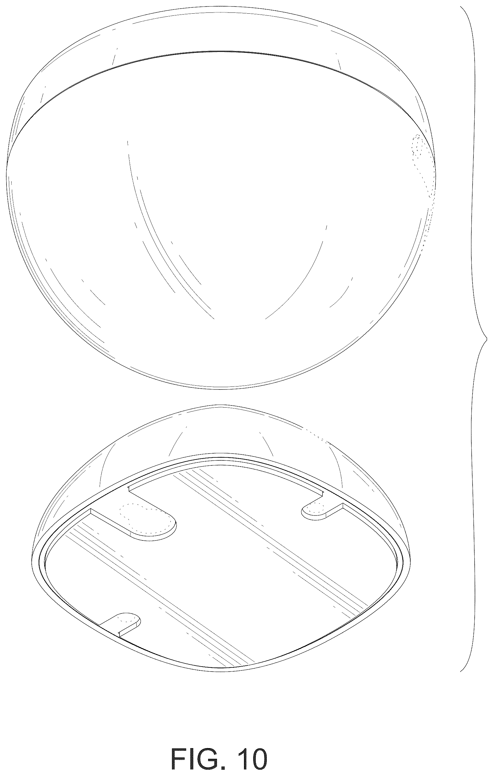 Patent USD1077315 Figure 10 – Ball-shaped sensor light