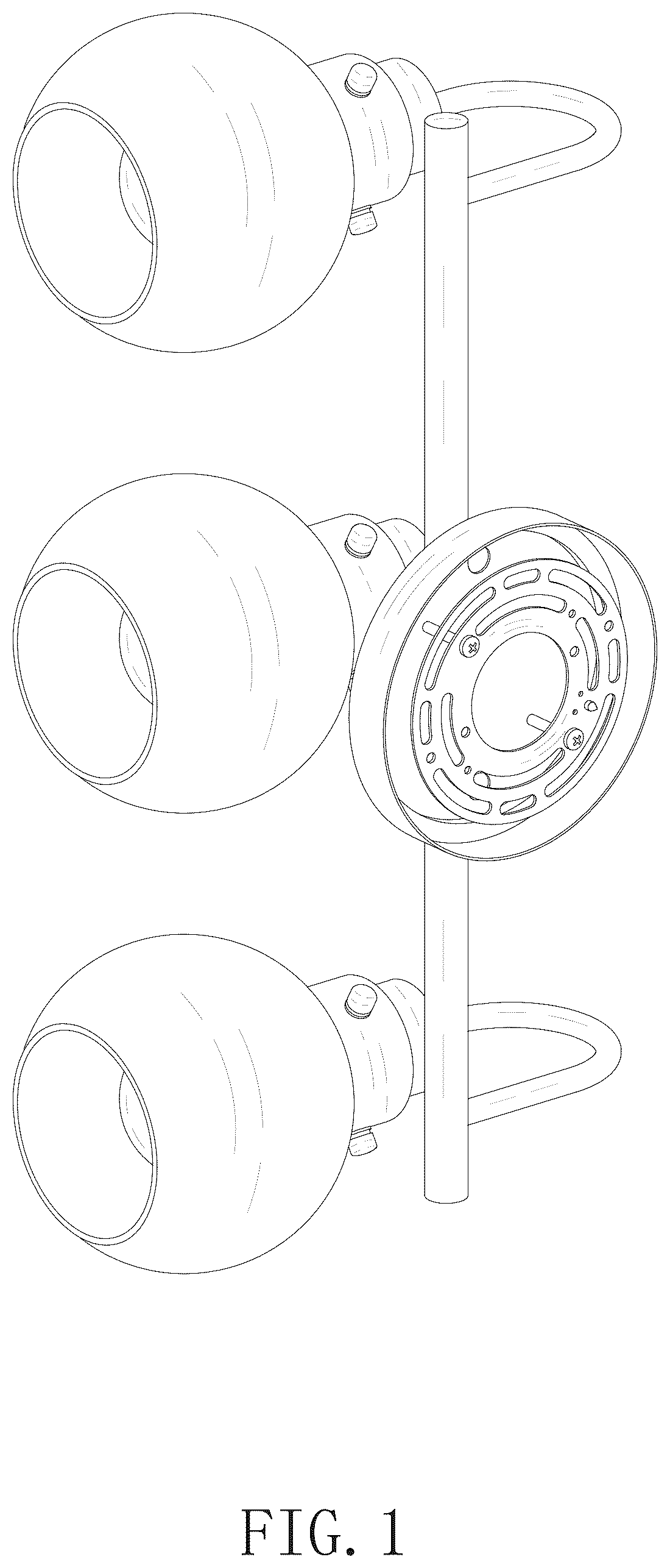 Patent USD1077320 — Wall lamp — Figure 1