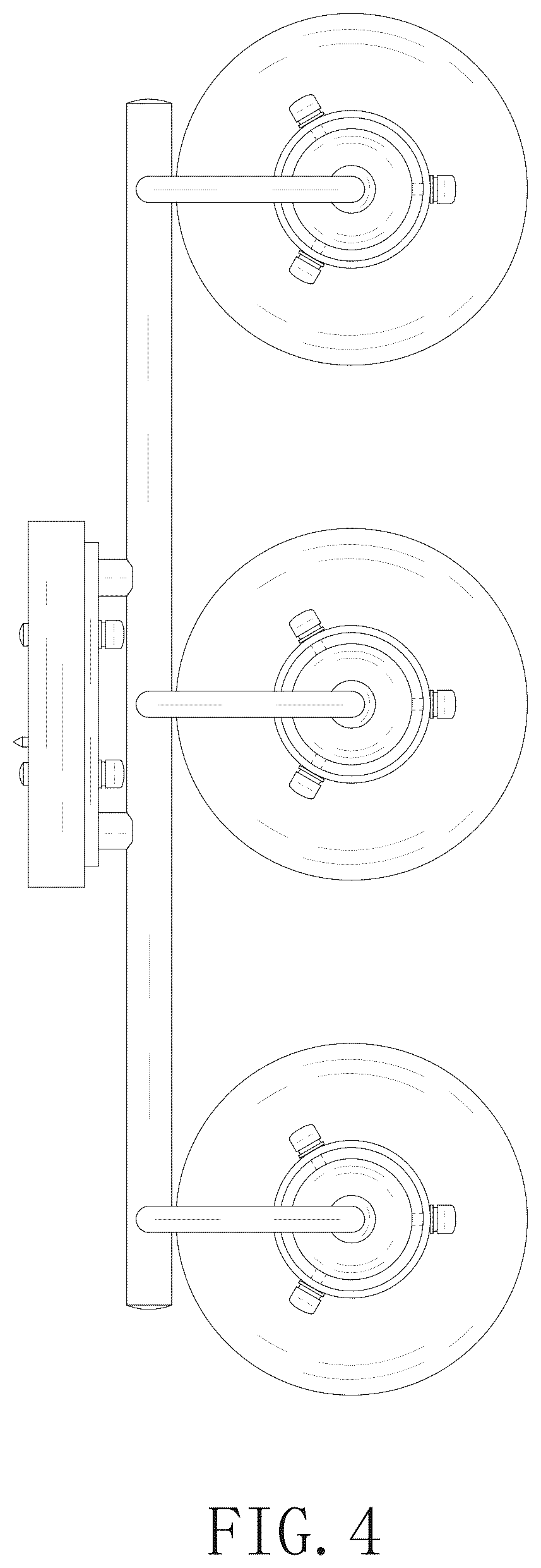 Patent USD1077320 Figure 4 – Wall lamp