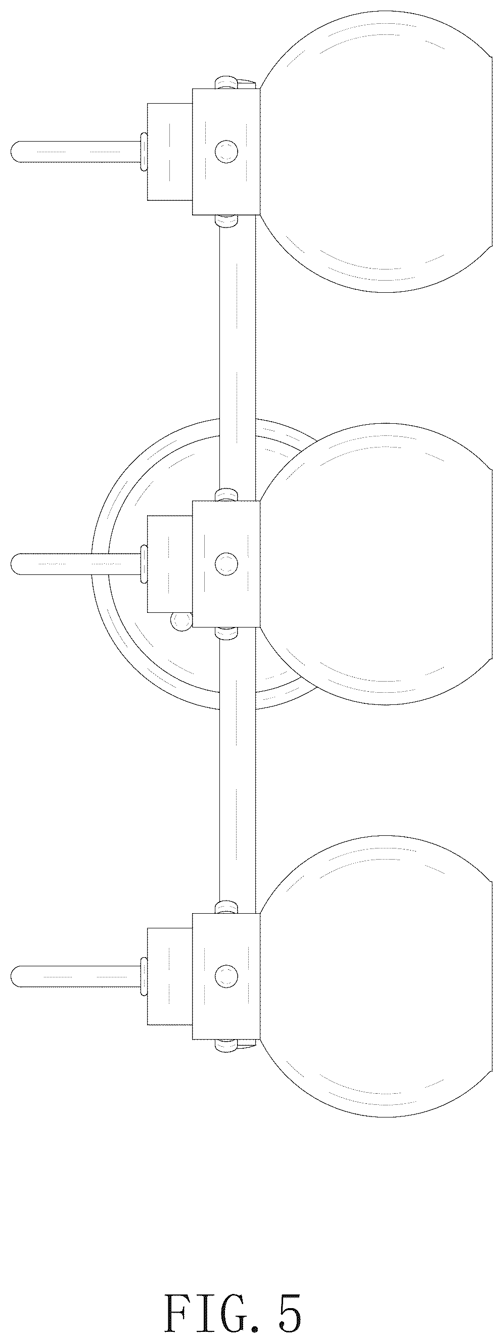 Patent USD1077320 Figure 5 – Wall lamp