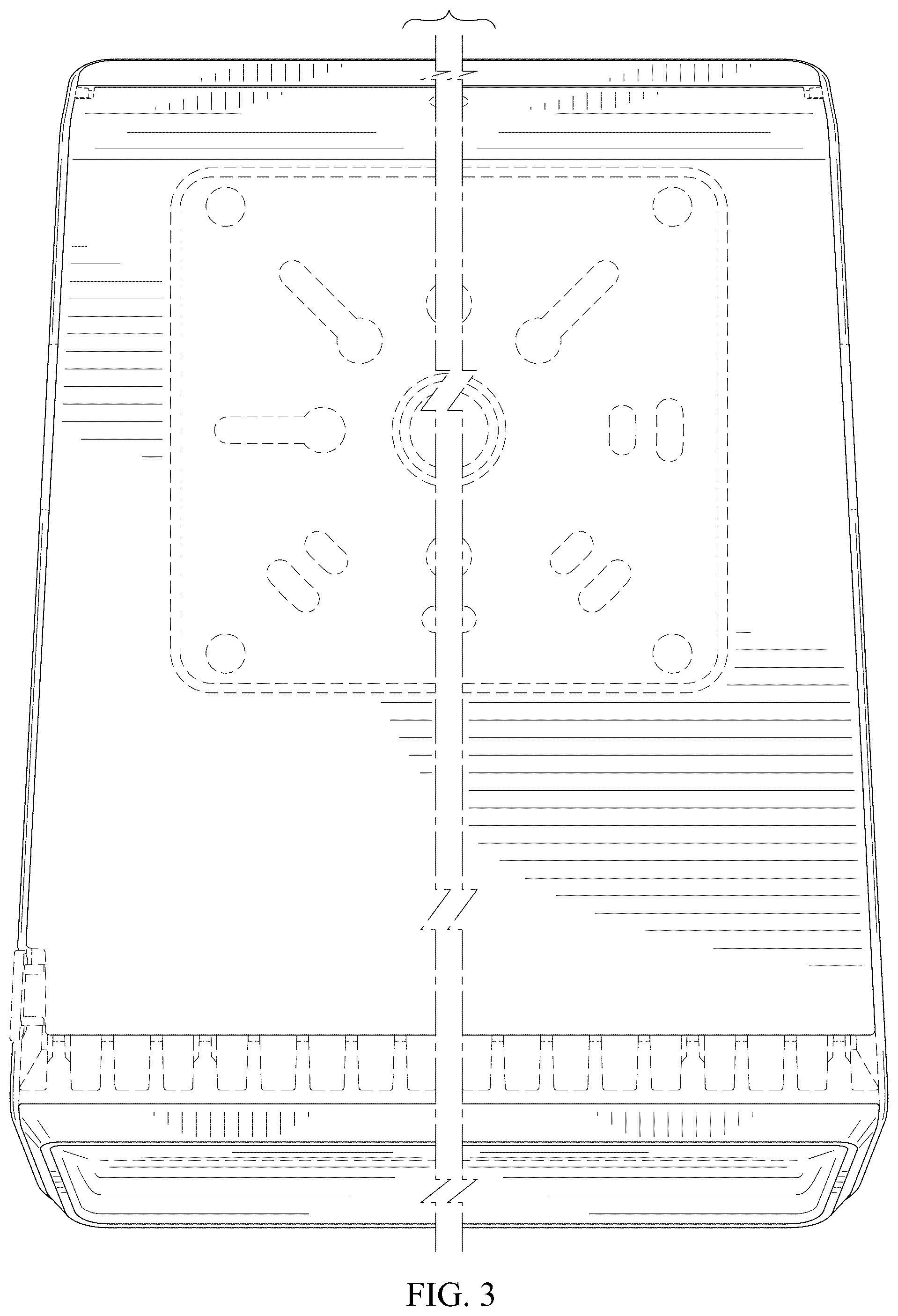 Patent USD1077322 Figure 3 – Thin LED wall pack luminaire