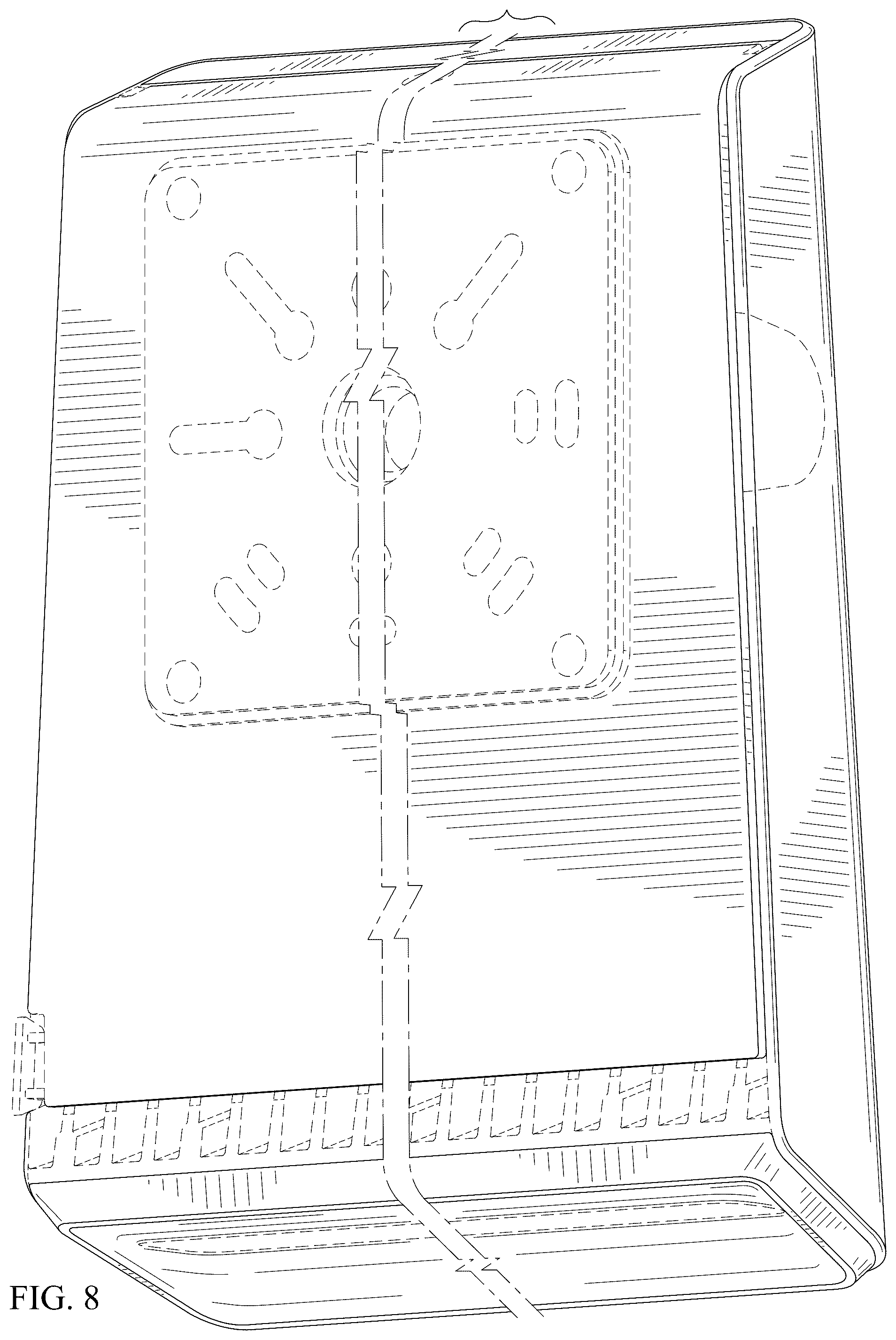 Patent USD1077322 Figure 6 – Thin LED wall pack luminaire