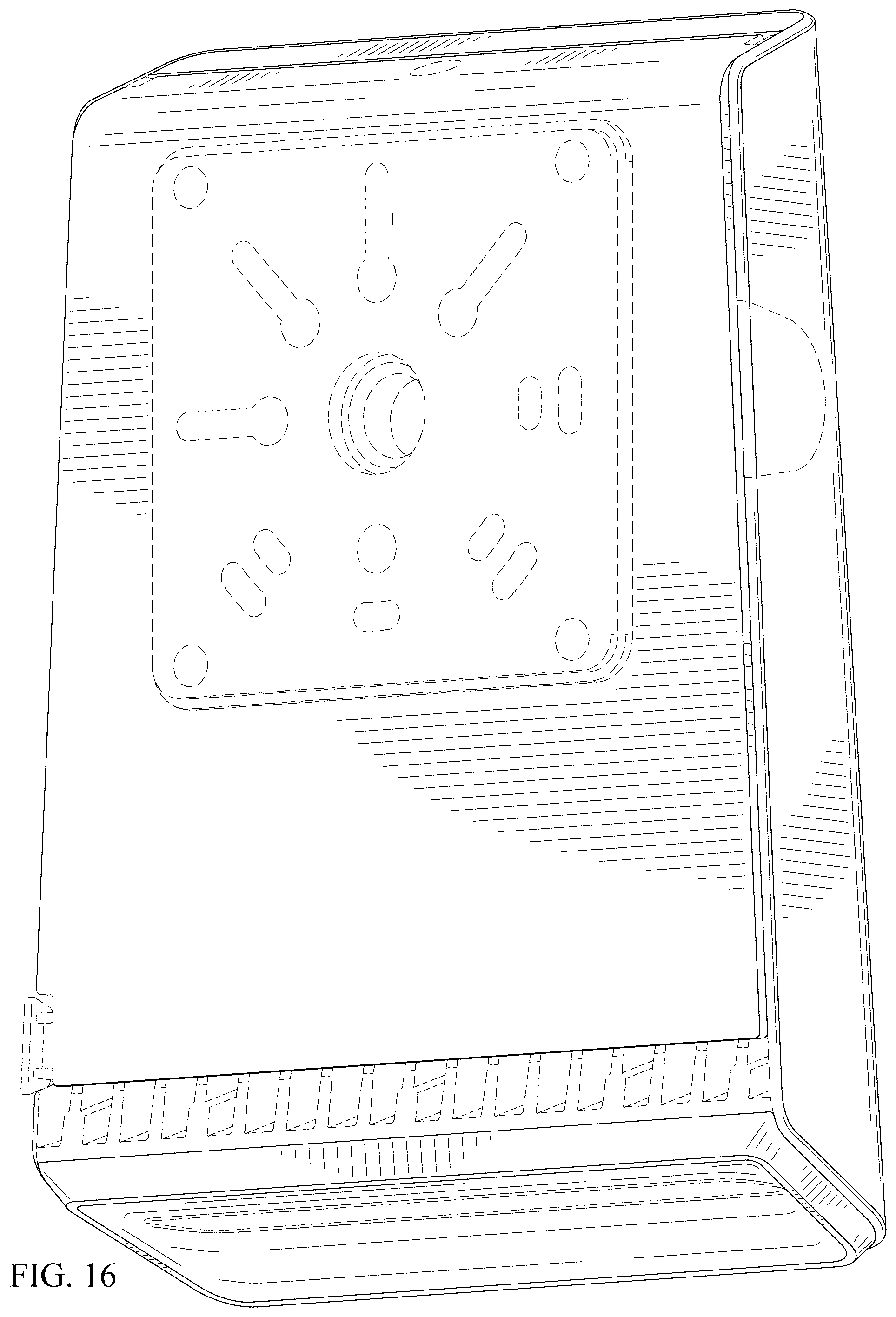 Patent USD1077322 Figure 12 – Thin LED wall pack luminaire