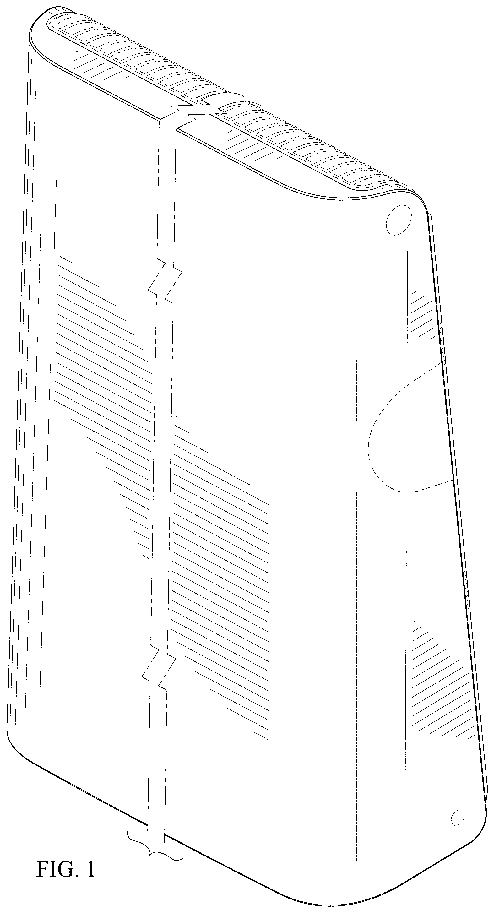 Patent USD1077323 — Thin LED wall pack light fixture — Figure 1