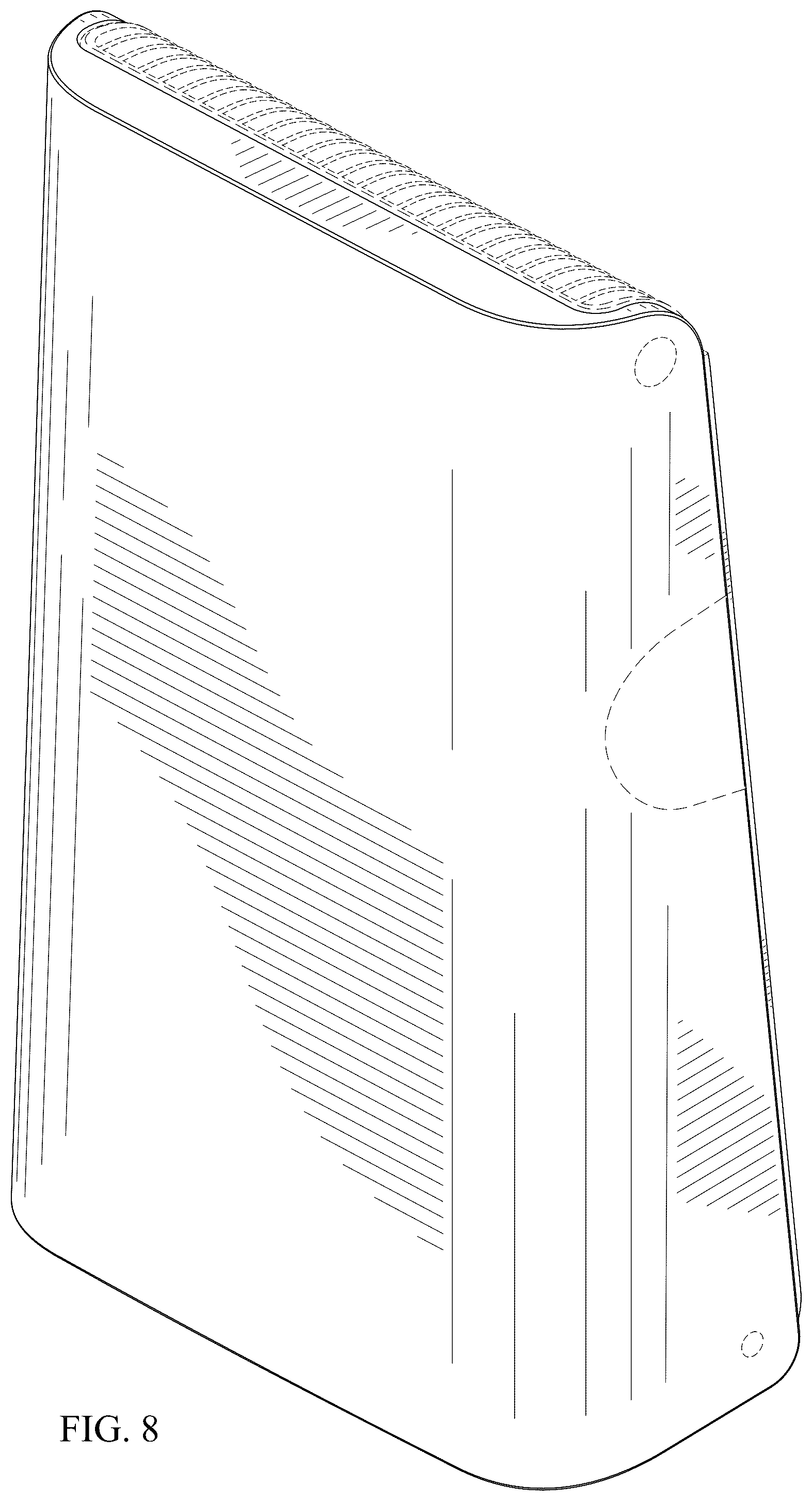 Patent USD1077323 Figure 7 – Thin LED wall pack light fixture