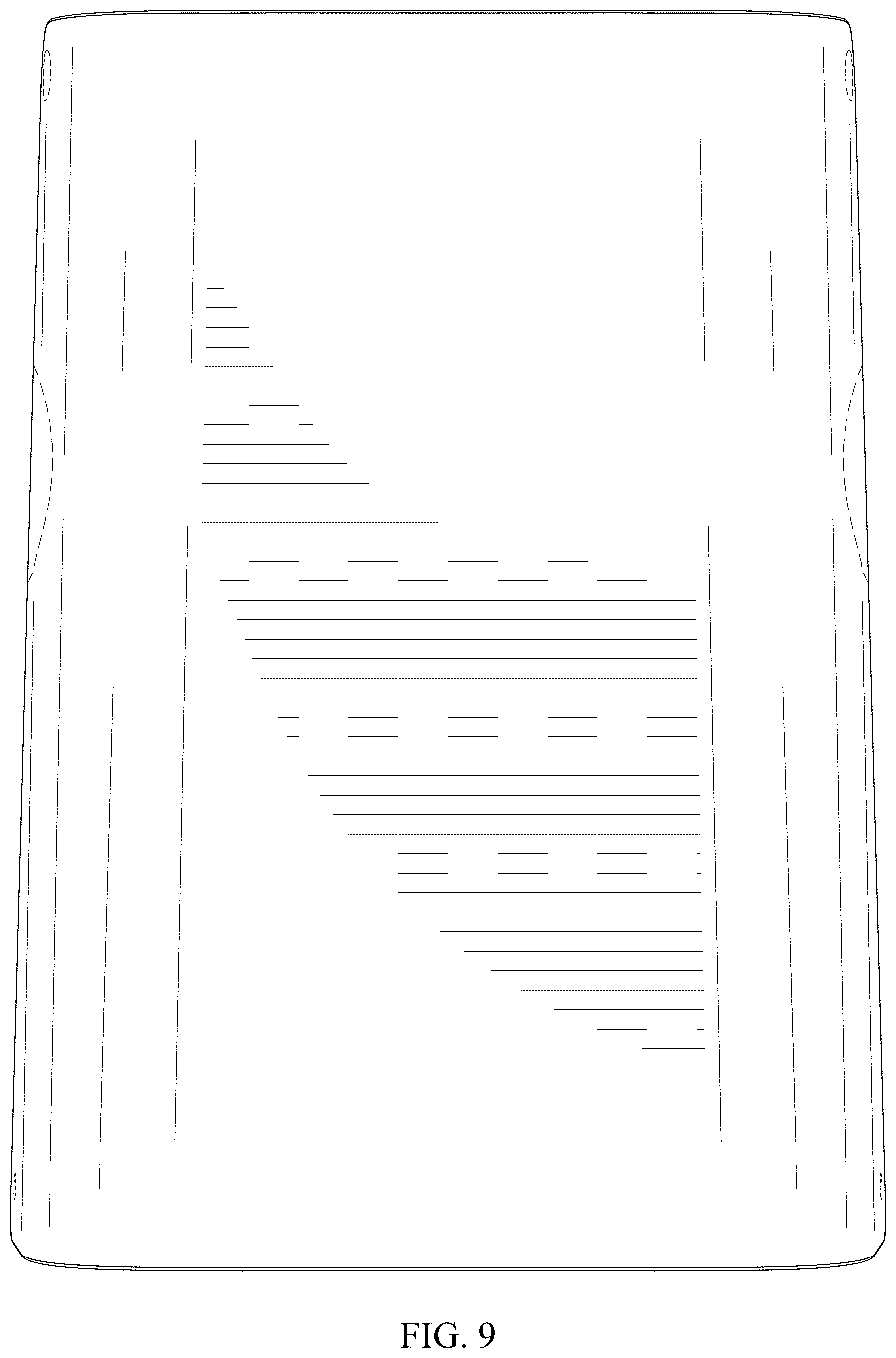 Patent USD1077323 Figure 8 – Thin LED wall pack light fixture