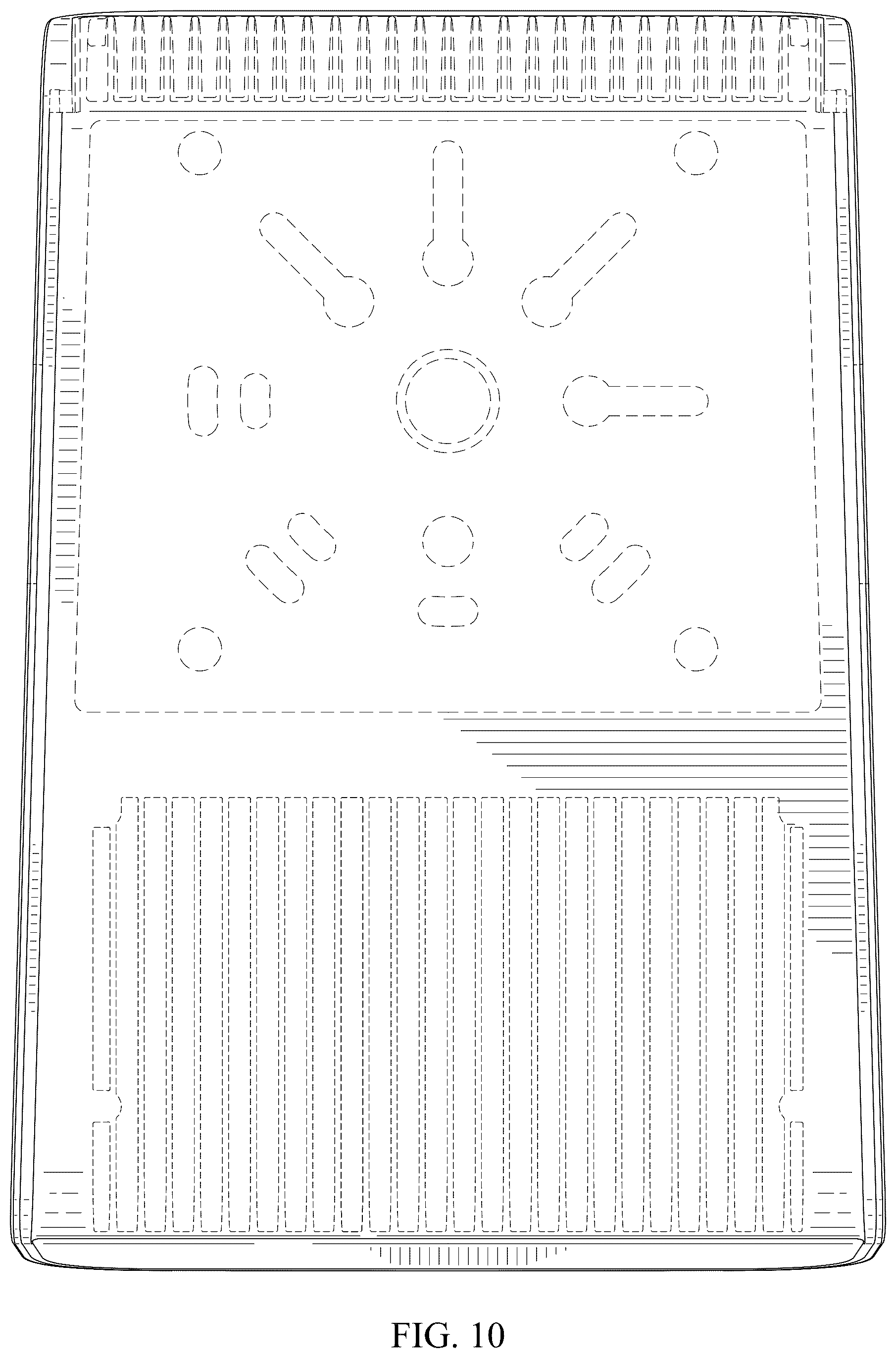 Patent USD1077323 Figure 9 – Thin LED wall pack light fixture
