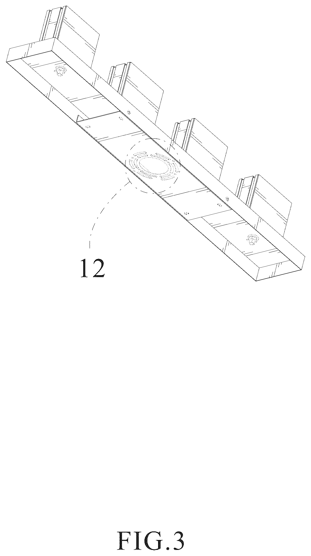 Patent USD1077325 Figure 3 – Light