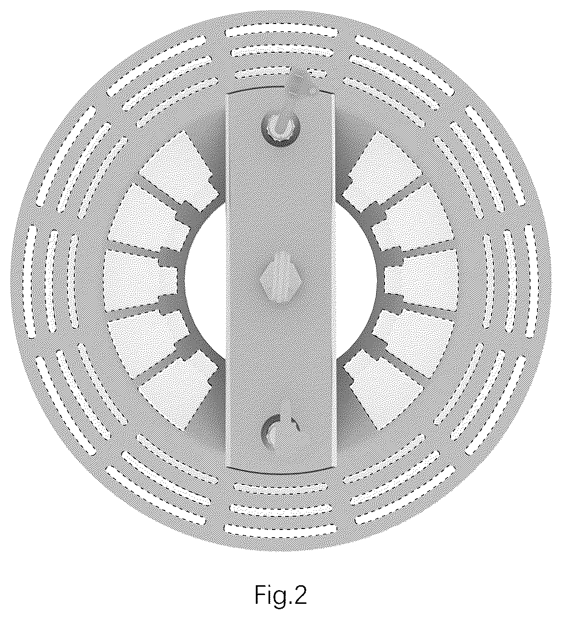 Patent USD1077327 Figure 2 – LED round high bay