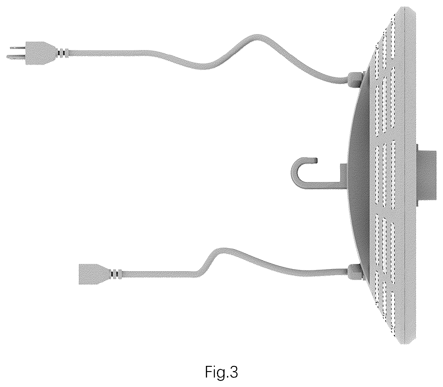 Patent USD1077327 Figure 3 – LED round high bay