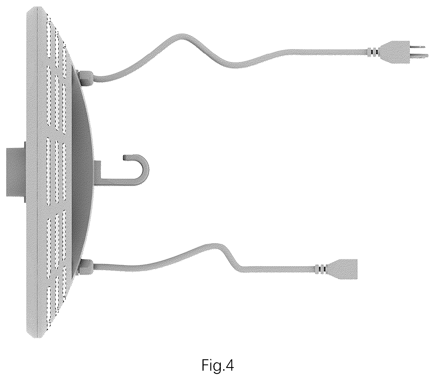 Patent USD1077327 Figure 4 – LED round high bay