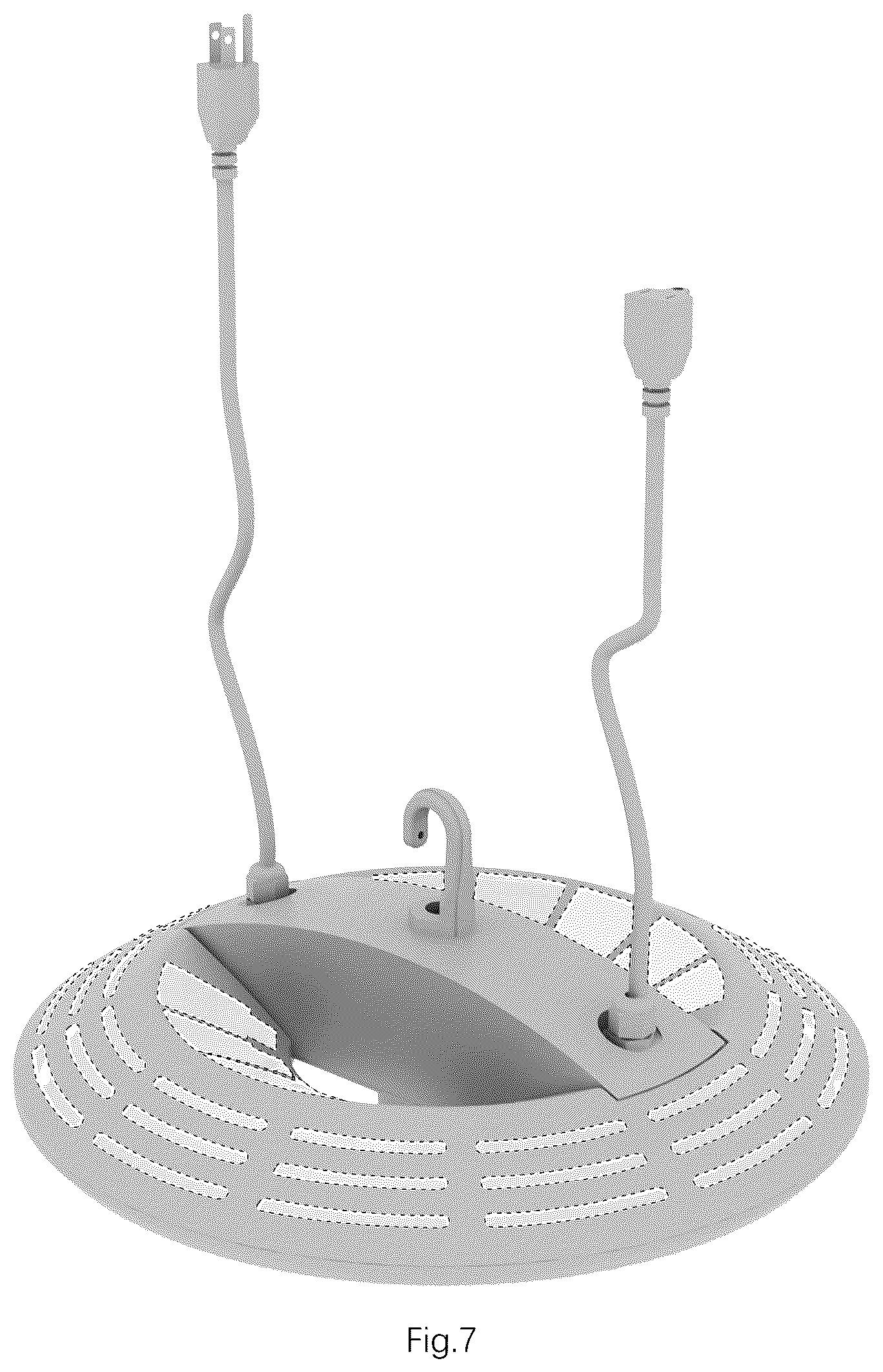 Patent USD1077327 Figure 7 – LED round high bay