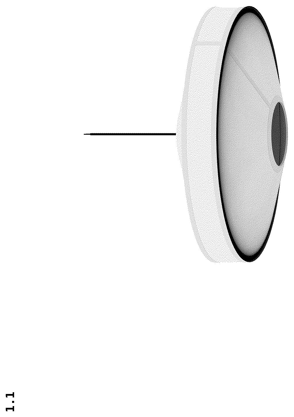 Patent USD1077328 Figure 1 – Lamp