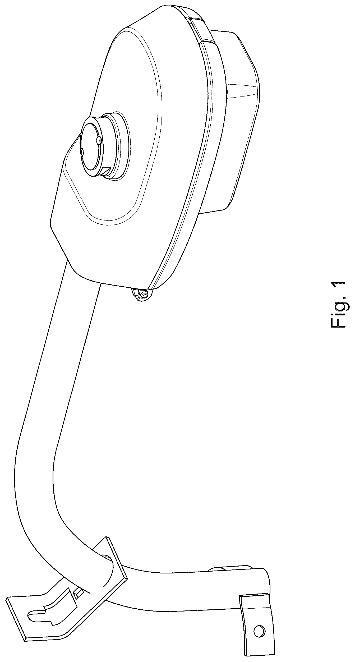 Patent USD1077329 Figure 1 – Luminaire