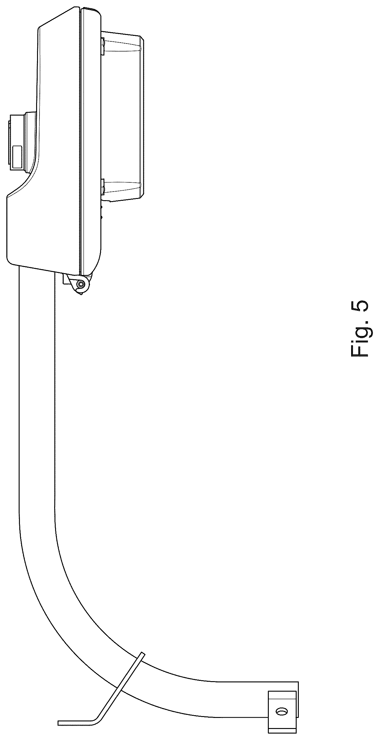Patent USD1077329 Figure 5 – Luminaire