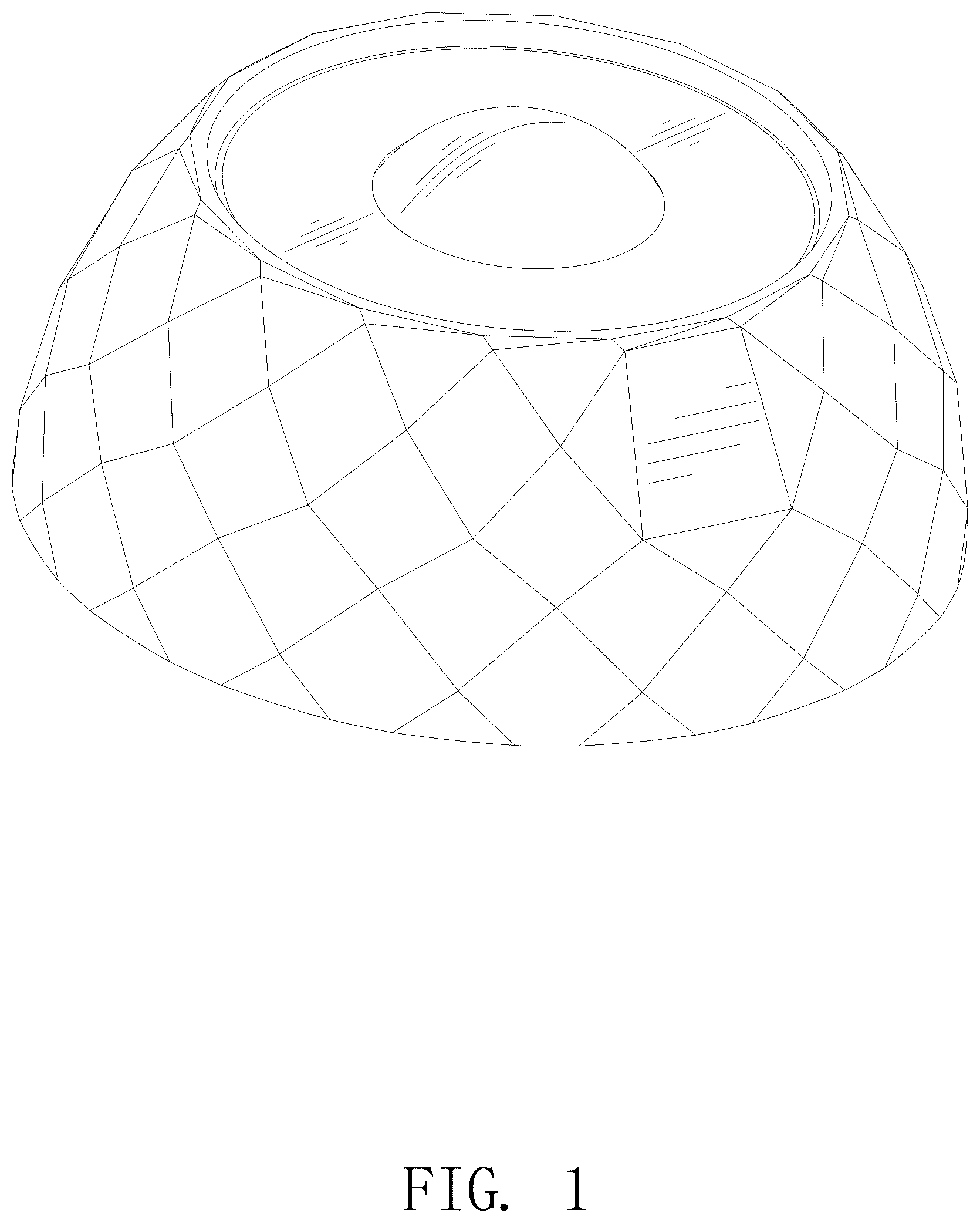 Patent USD1077330 Figure 1 – Projection light