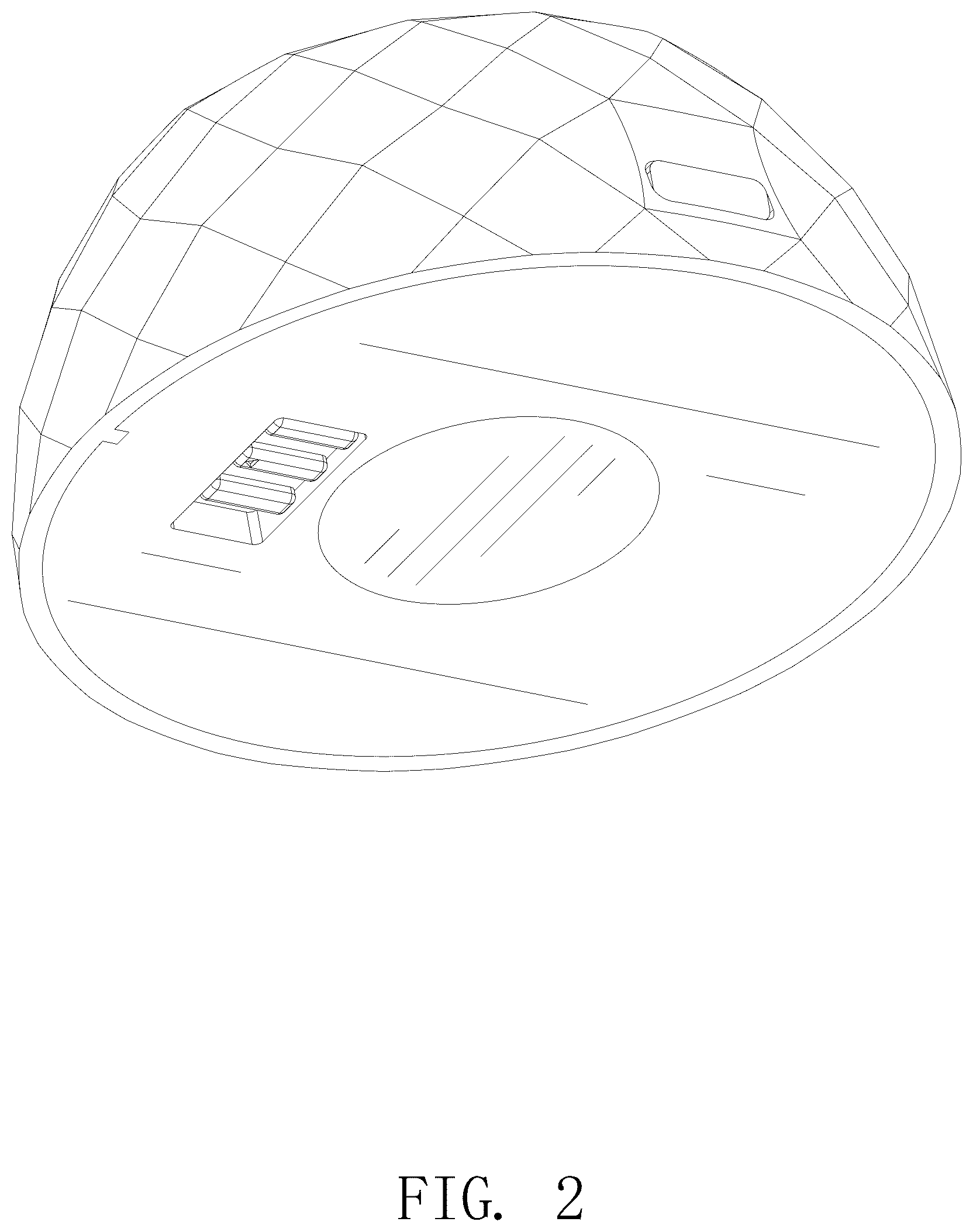 Patent USD1077330 Figure 2 – Projection light